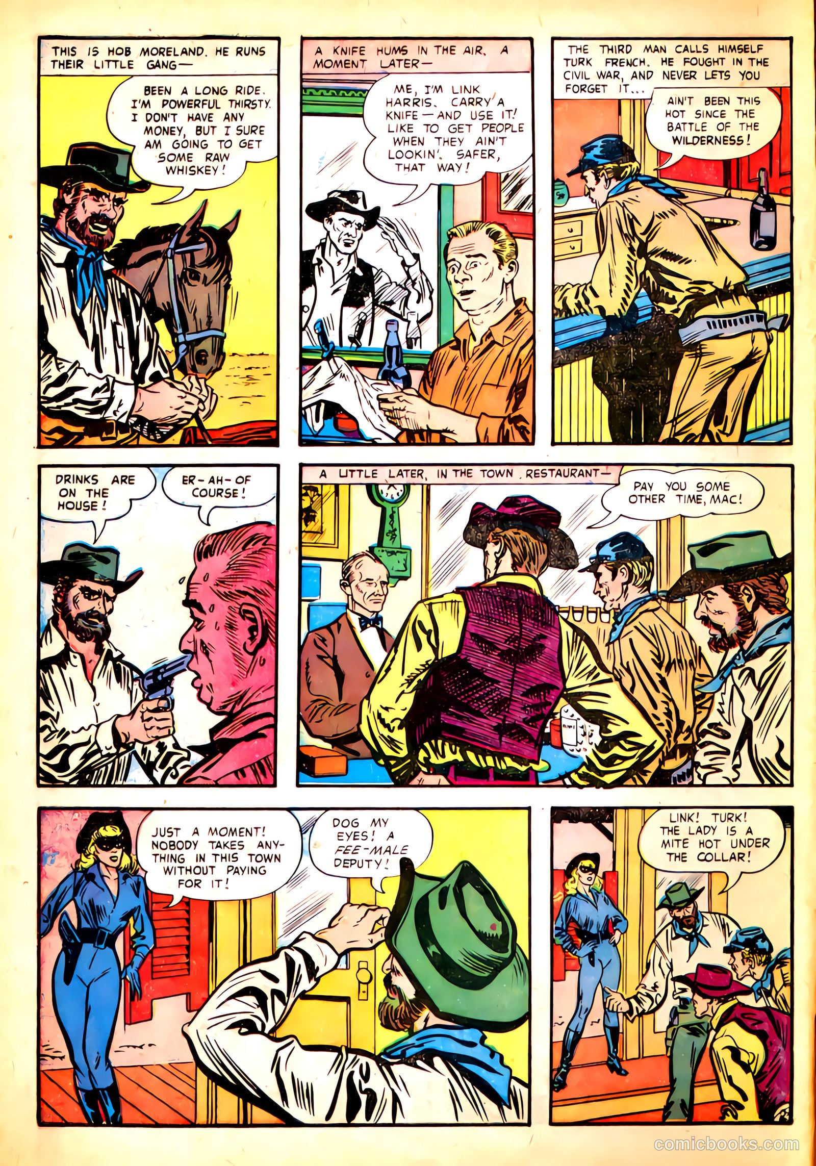 Black Phantom #1 (1954) — page 4 of 35