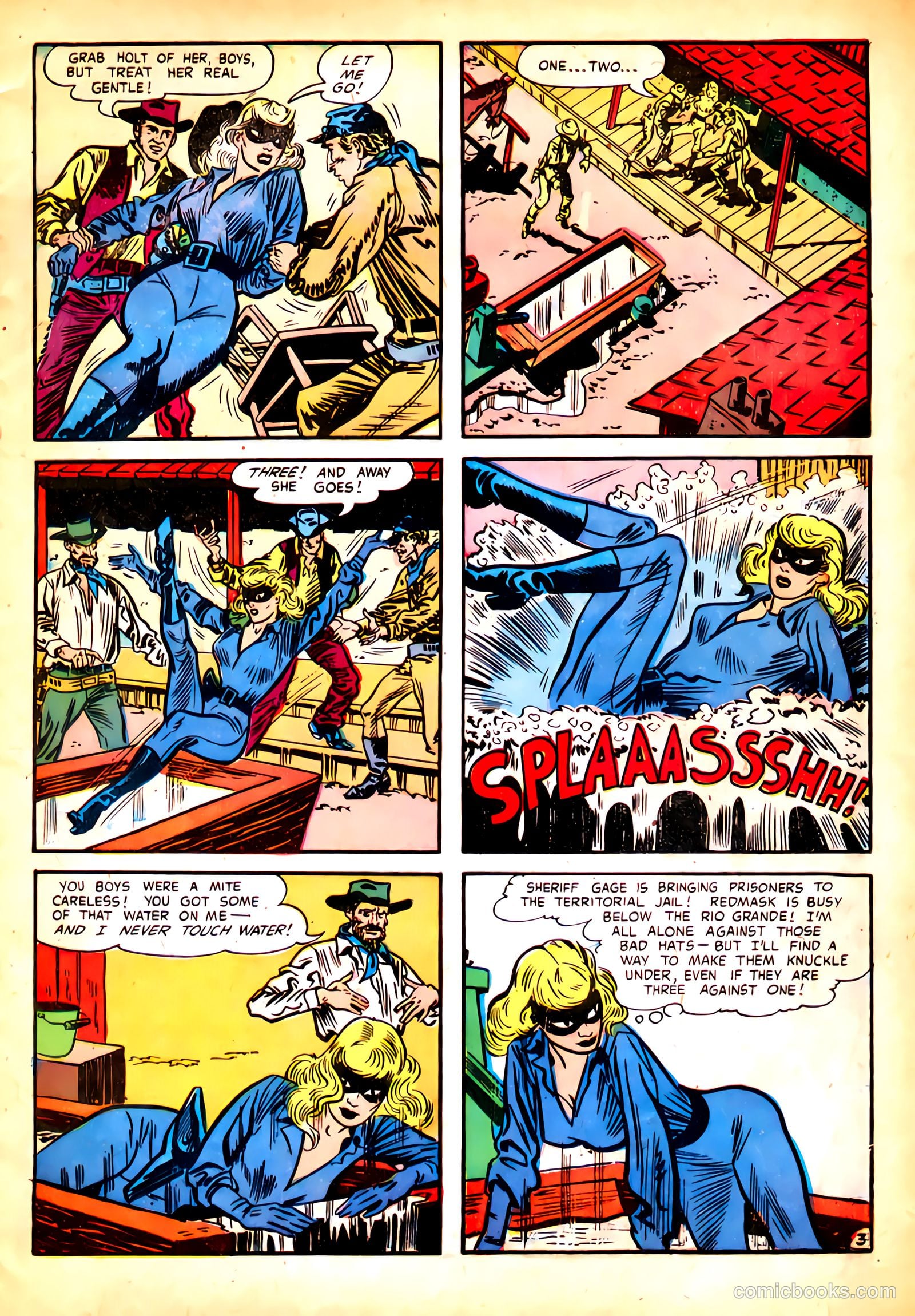 Black Phantom #1 (1954) — page 5 of 35