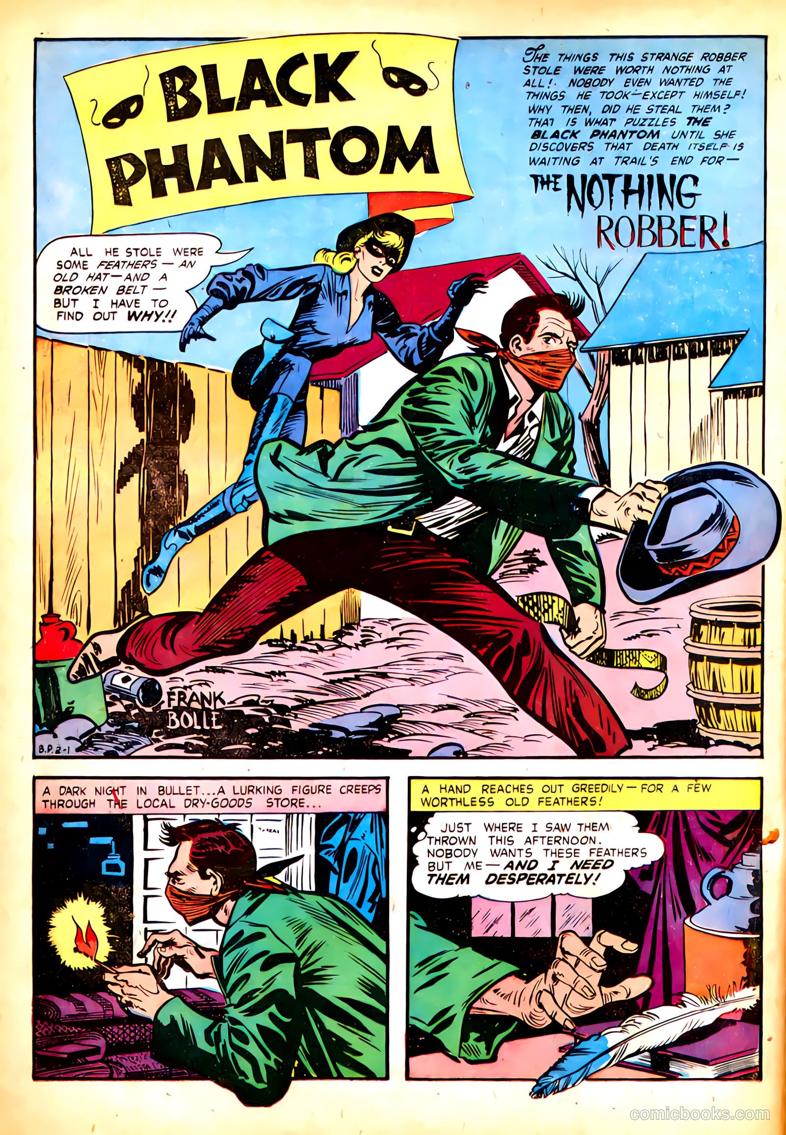 Black Phantom #1 (1954) — page 12 of 35