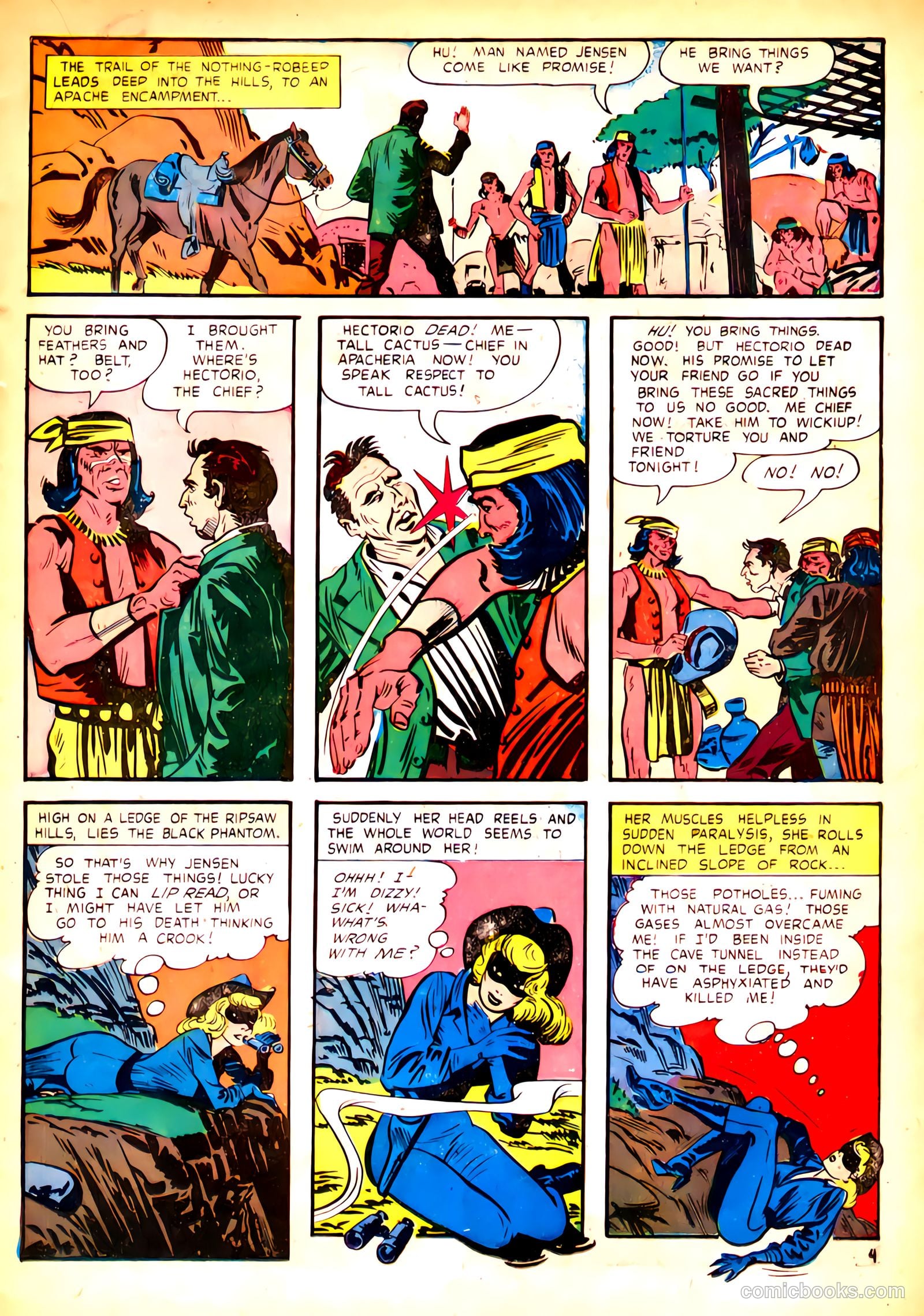 Black Phantom #1 (1954) — page 15 of 35