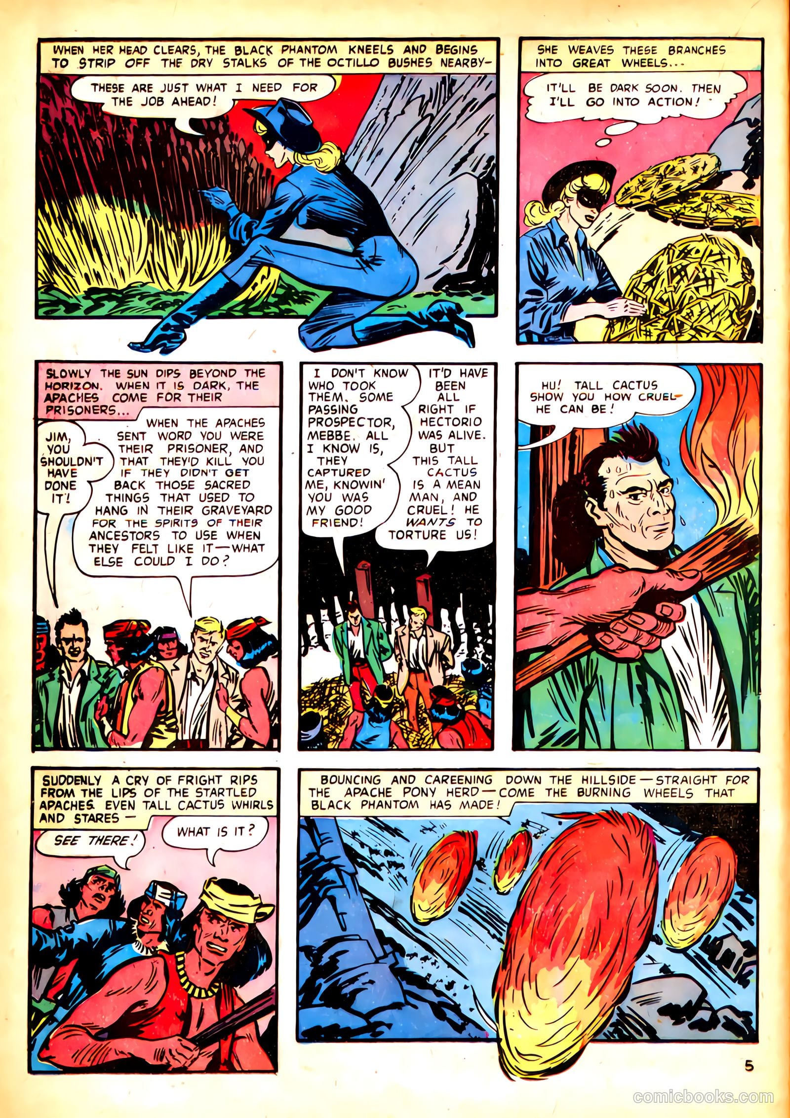 Black Phantom #1 (1954) — page 16 of 35