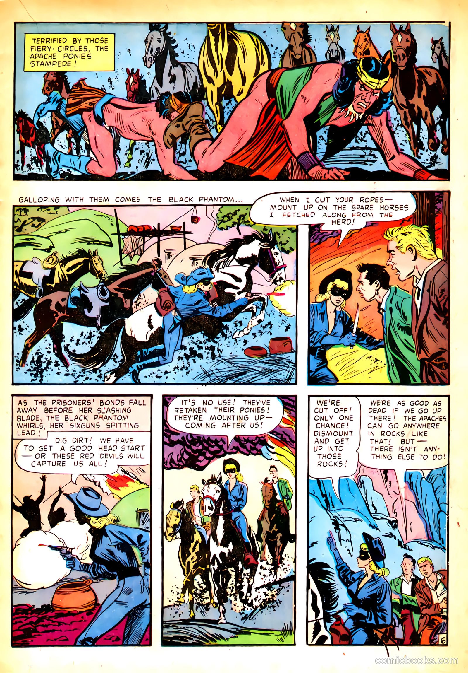 Black Phantom #1 (1954) — page 17 of 35