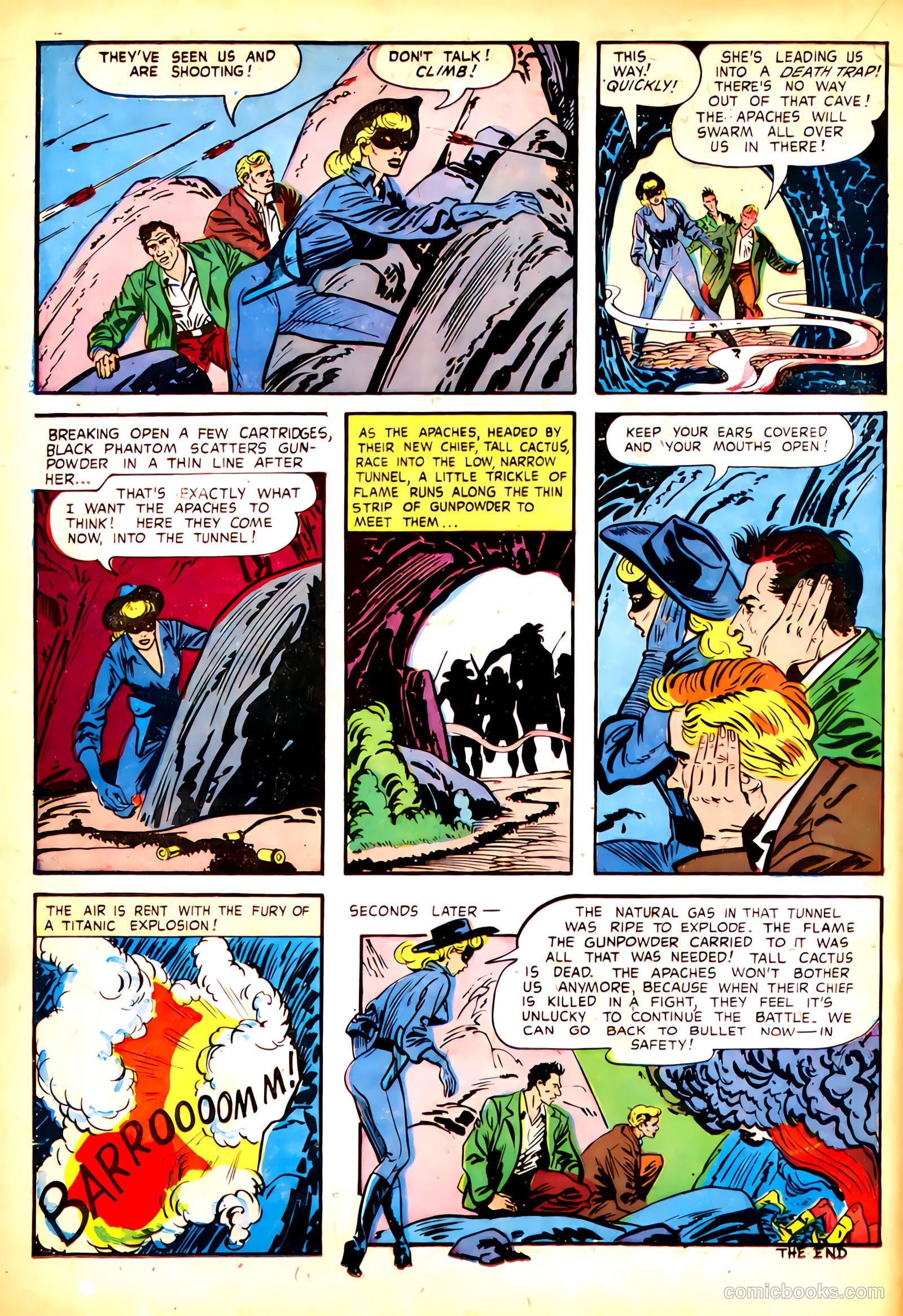 Black Phantom #1 (1954) — page 18 of 35