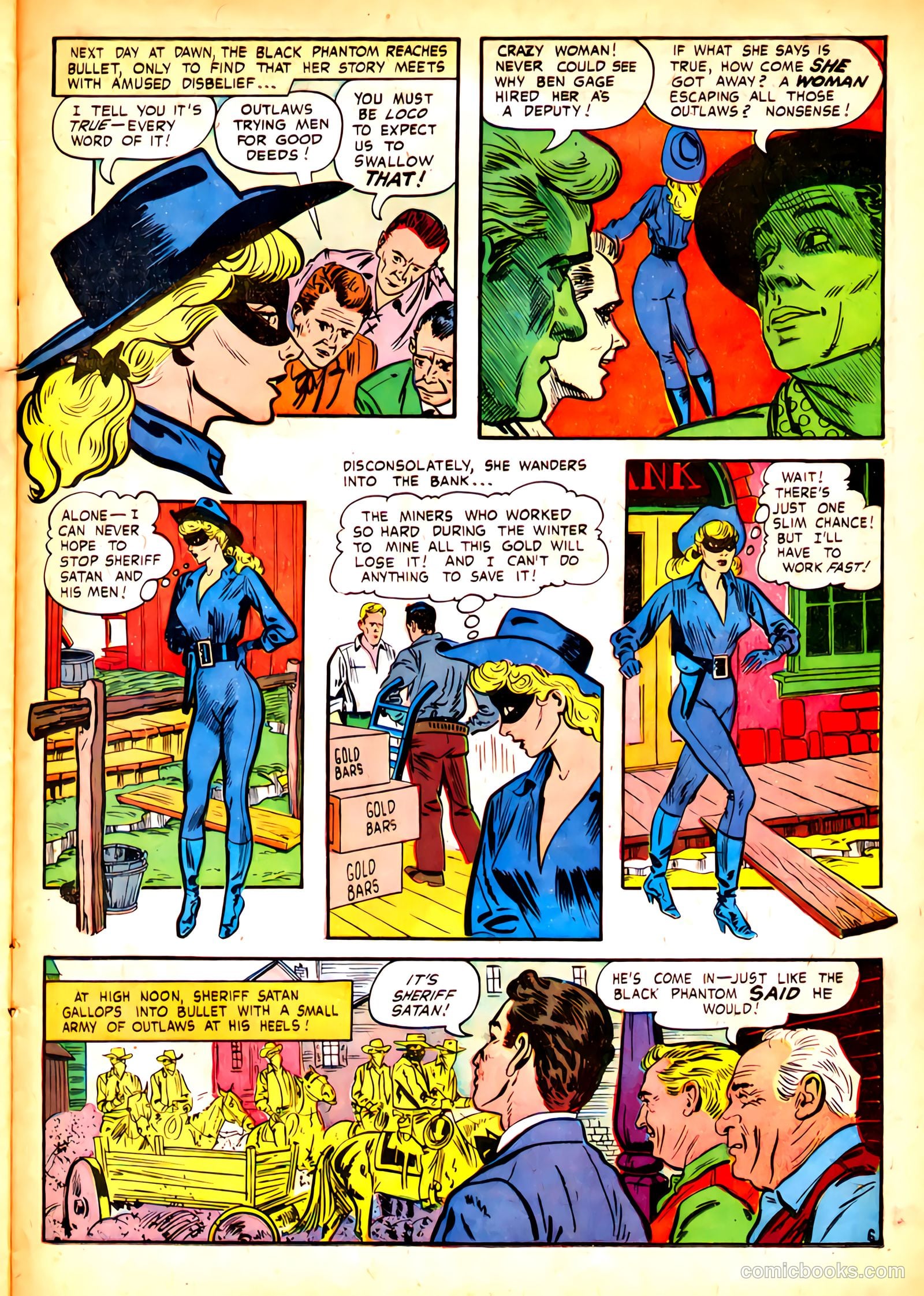 Black Phantom #1 (1954) — page 25 of 35