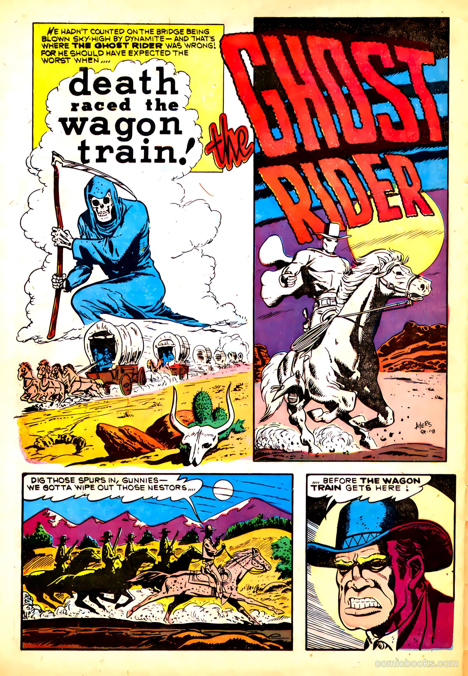Black Phantom #1 (1954) — page 28 of 35
