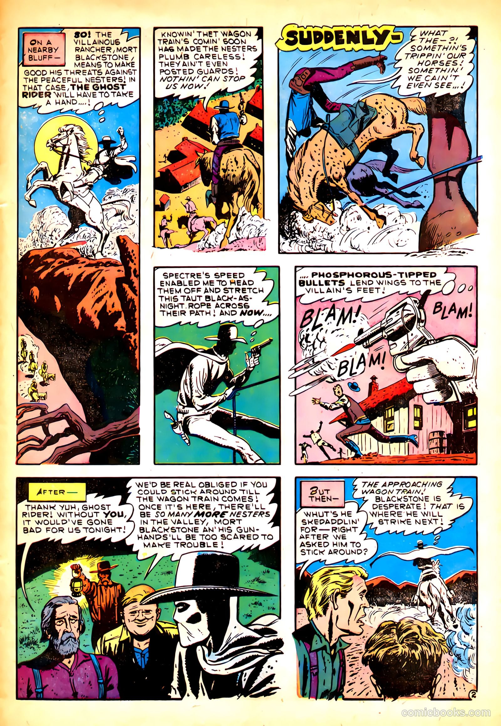 Black Phantom #1 (1954) — page 29 of 35