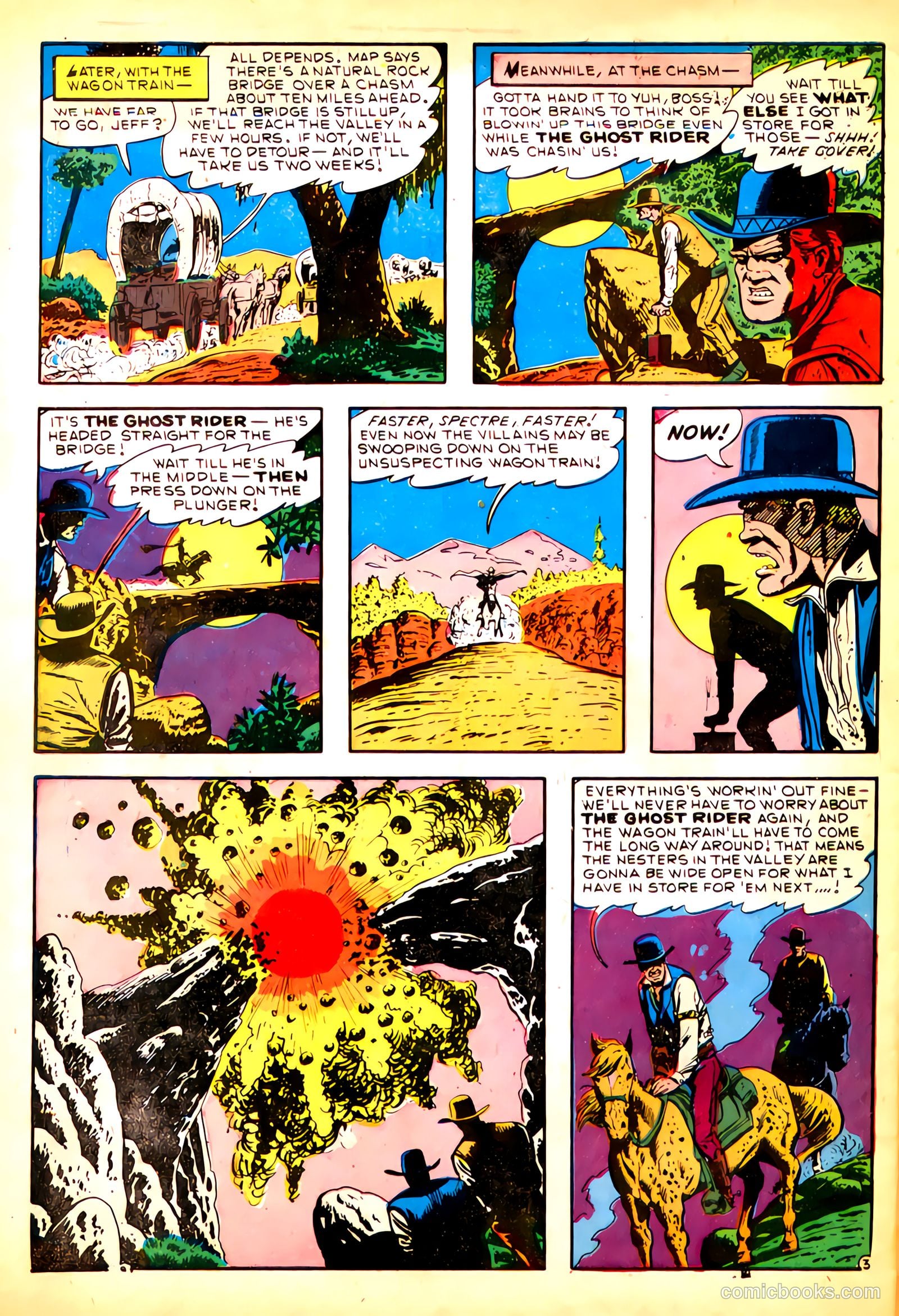Black Phantom #1 (1954) — page 30 of 35