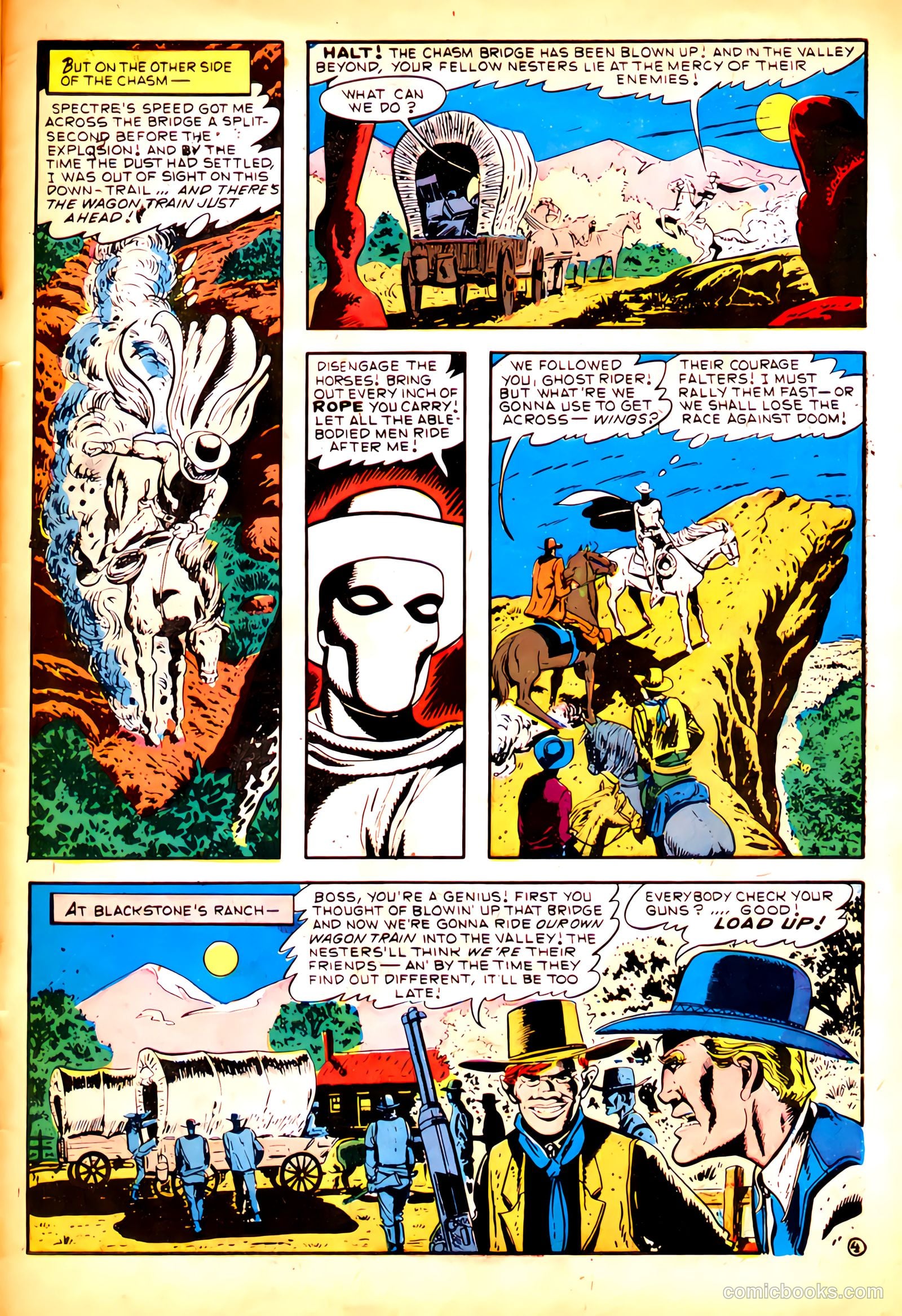 Black Phantom #1 (1954) — page 31 of 35