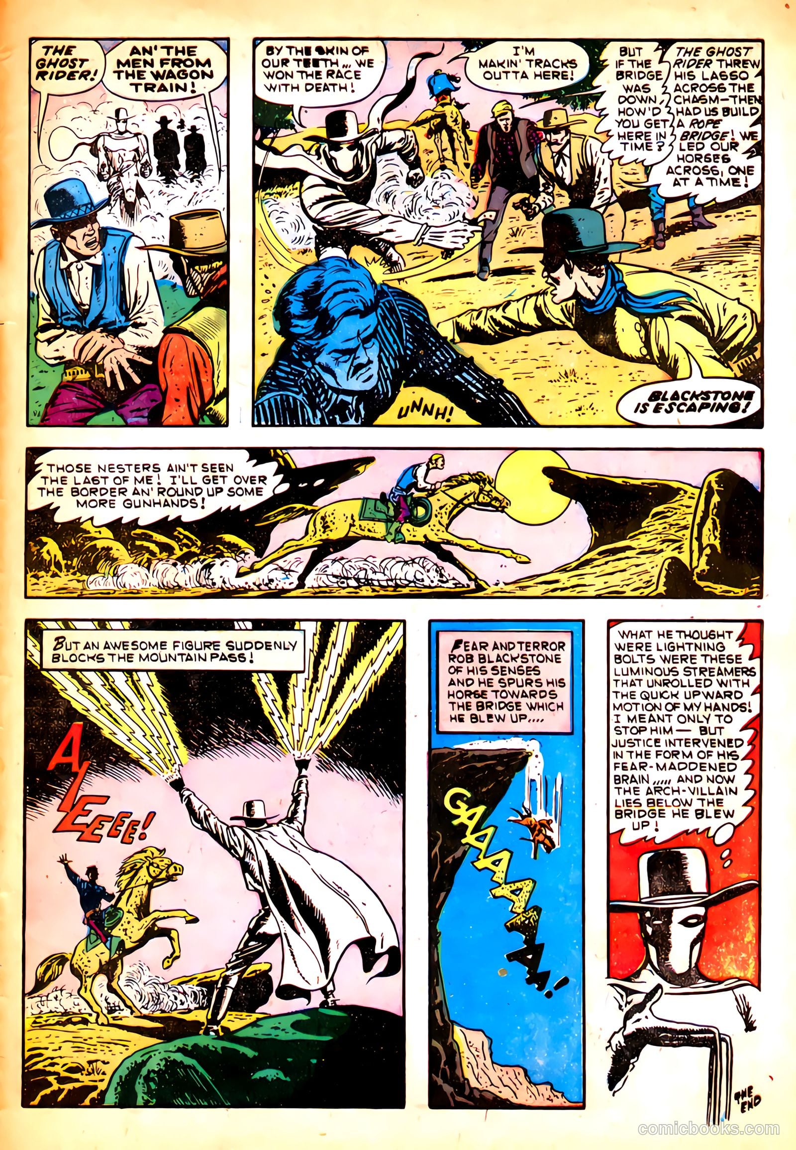 Black Phantom #1 (1954) — page 33 of 35
