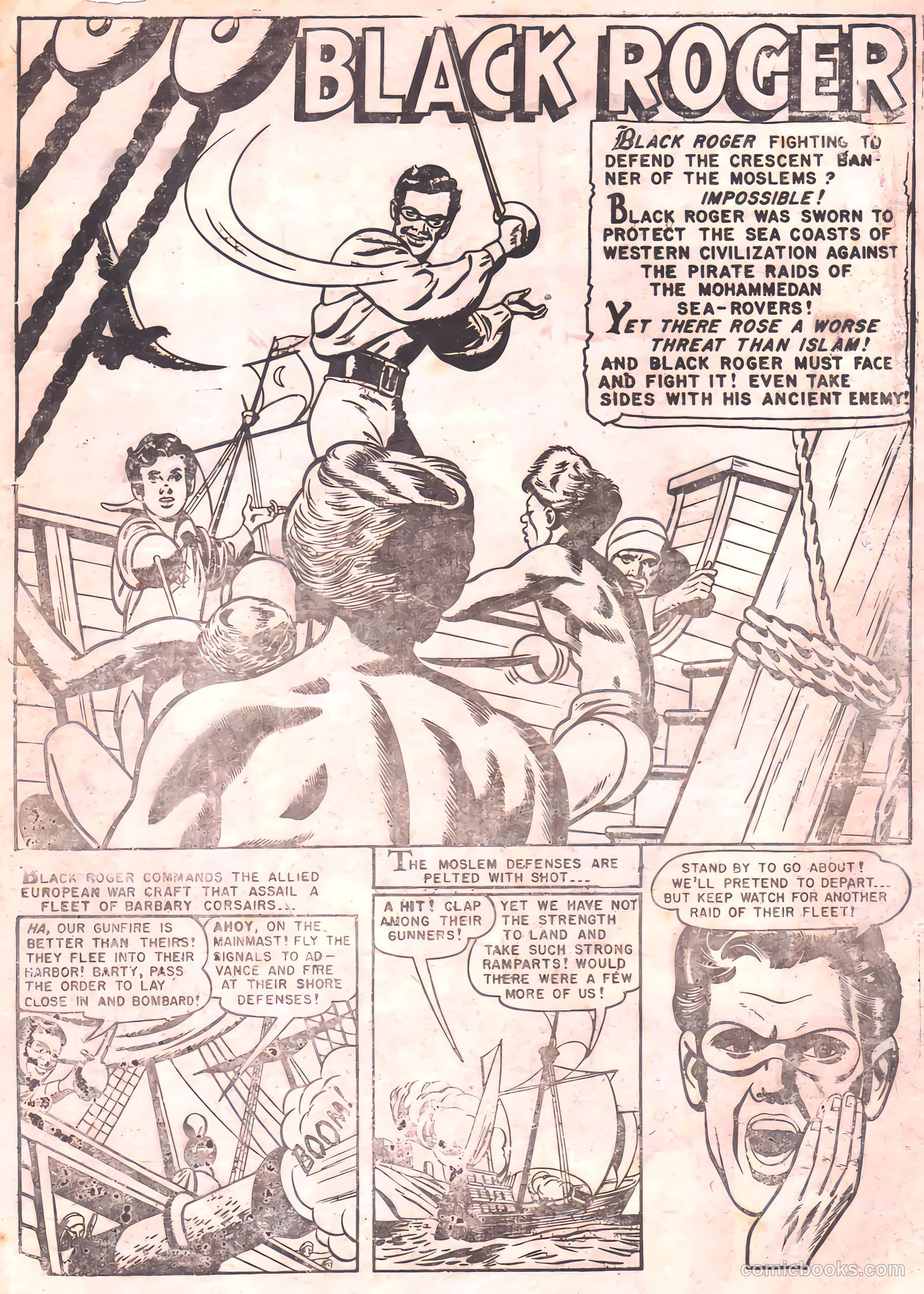 Black Roger #1 (1952) — page 2 of 21