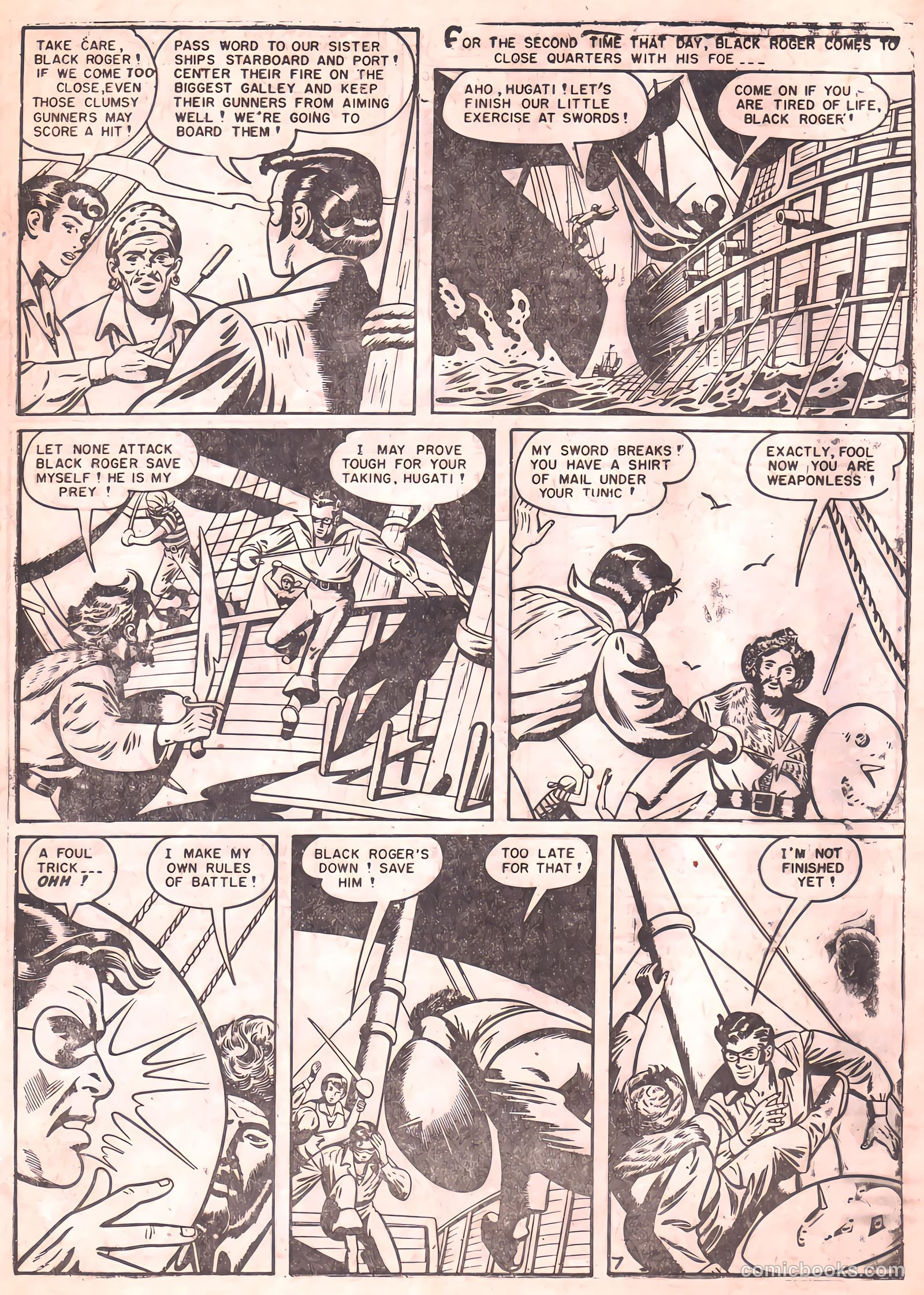 Black Roger #1 (1952) — page 8 of 21