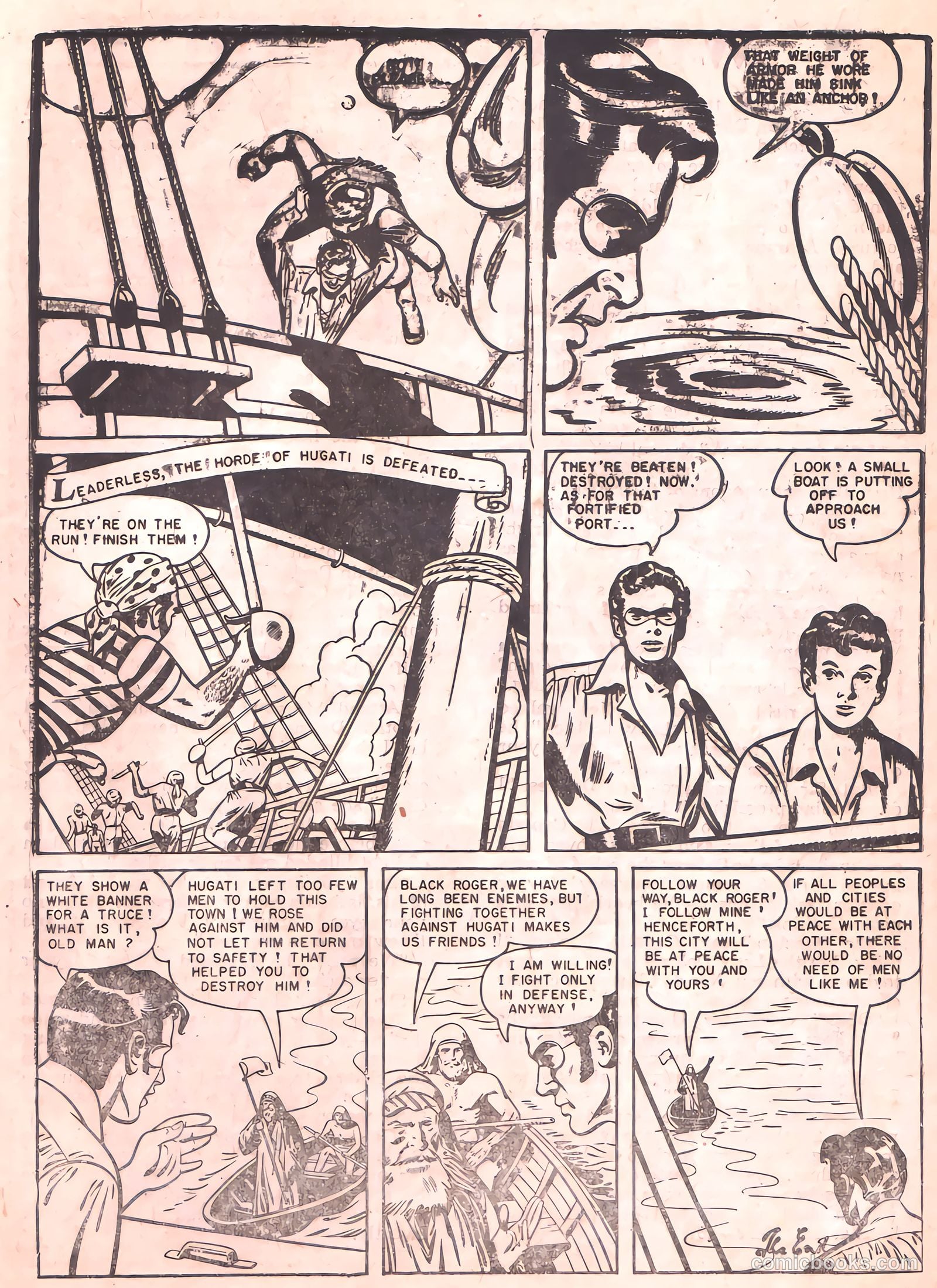 Black Roger #1 (1952) — page 9 of 21