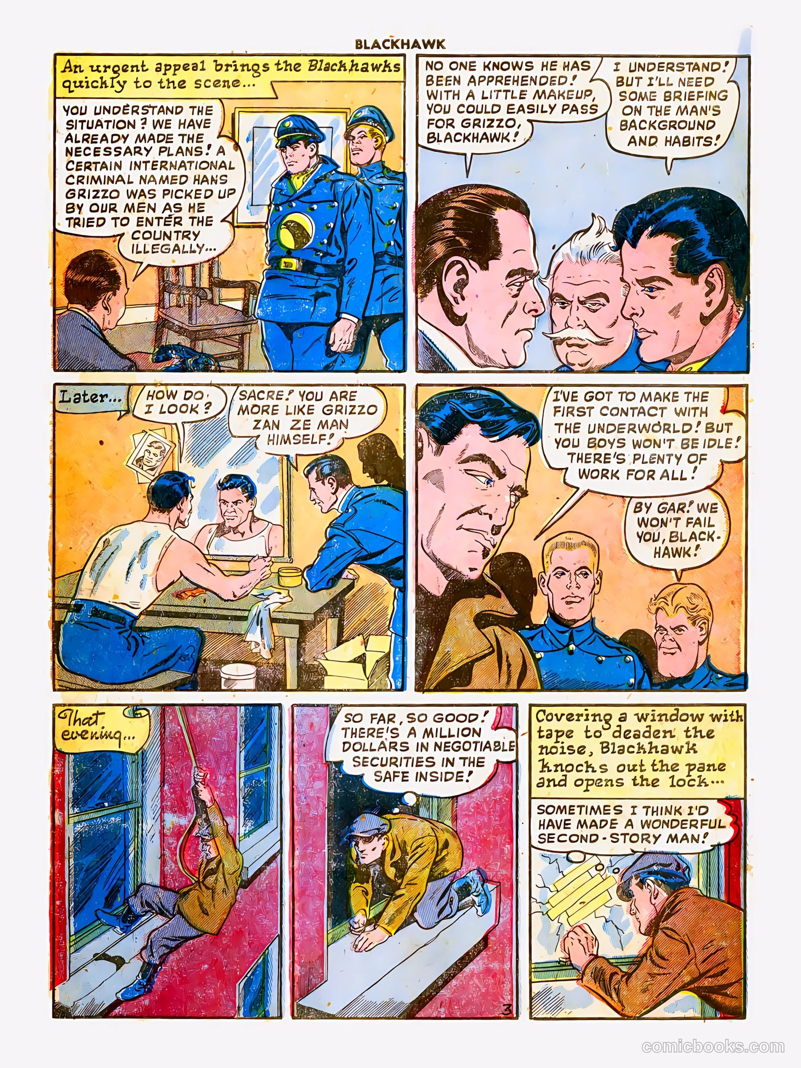 Blackhawk #24 (1949) — page 6 of 37