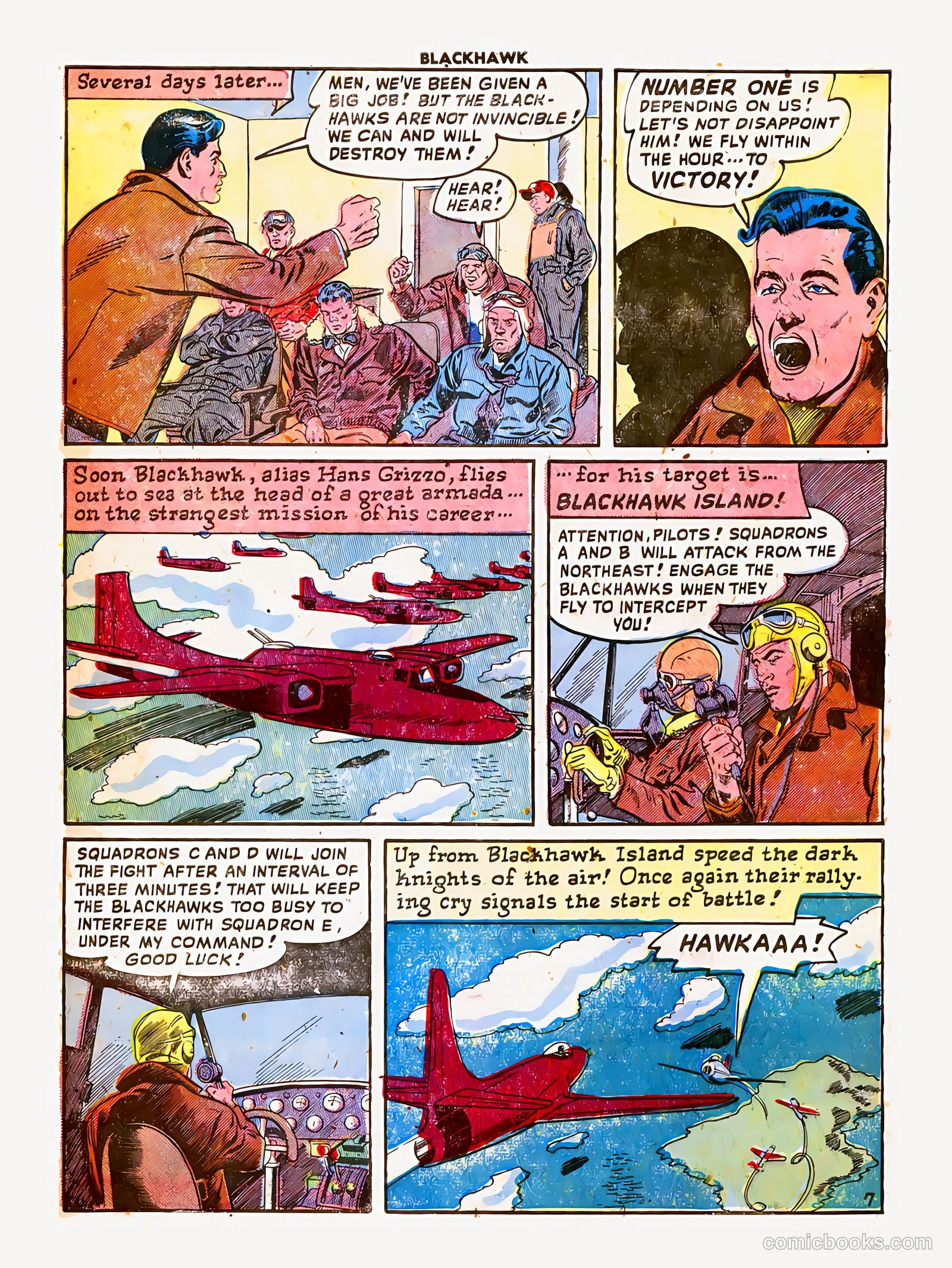 Blackhawk #24 (1949) — page 10 of 37