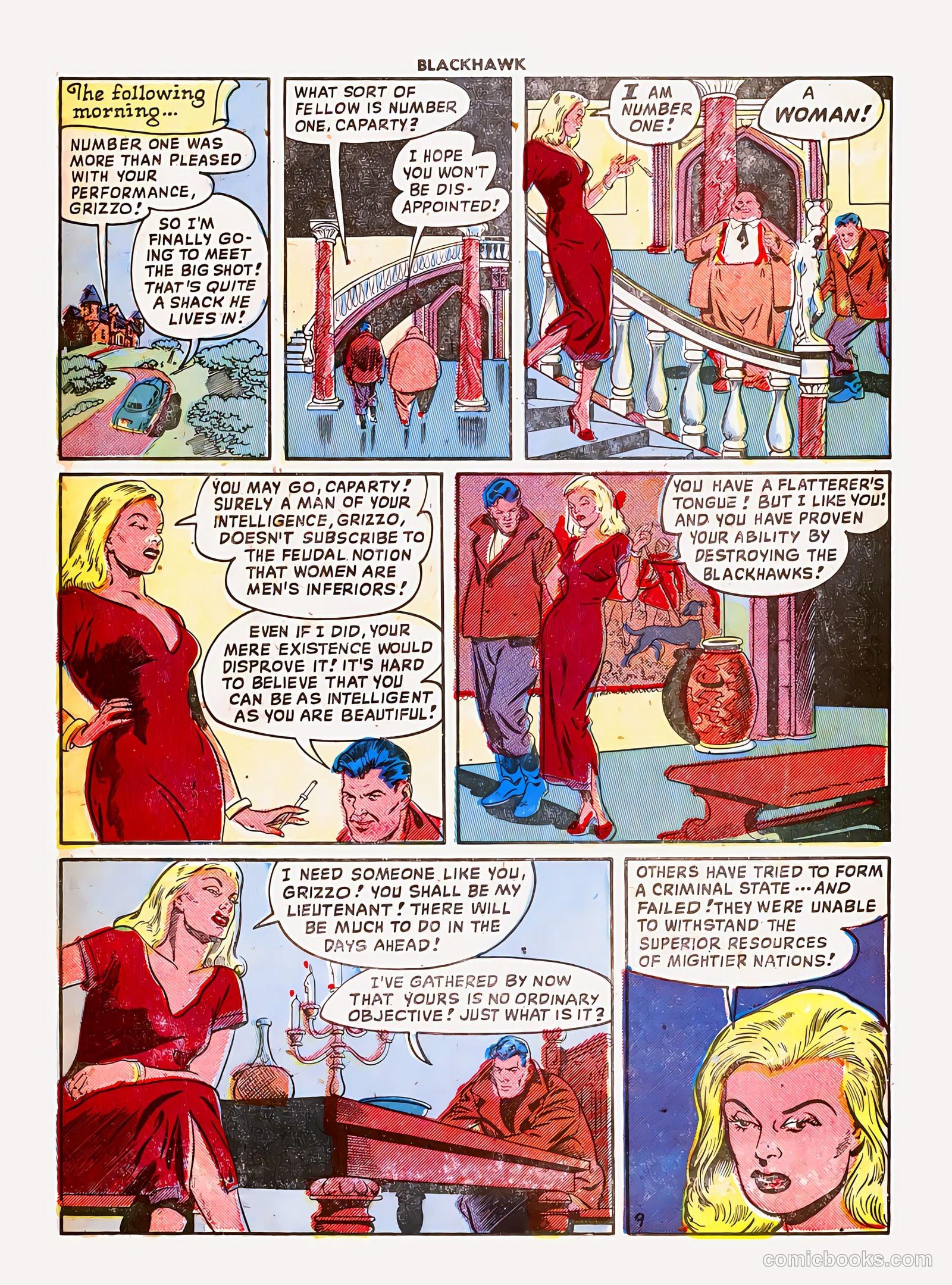 Blackhawk #24 (1949) — page 12 of 37
