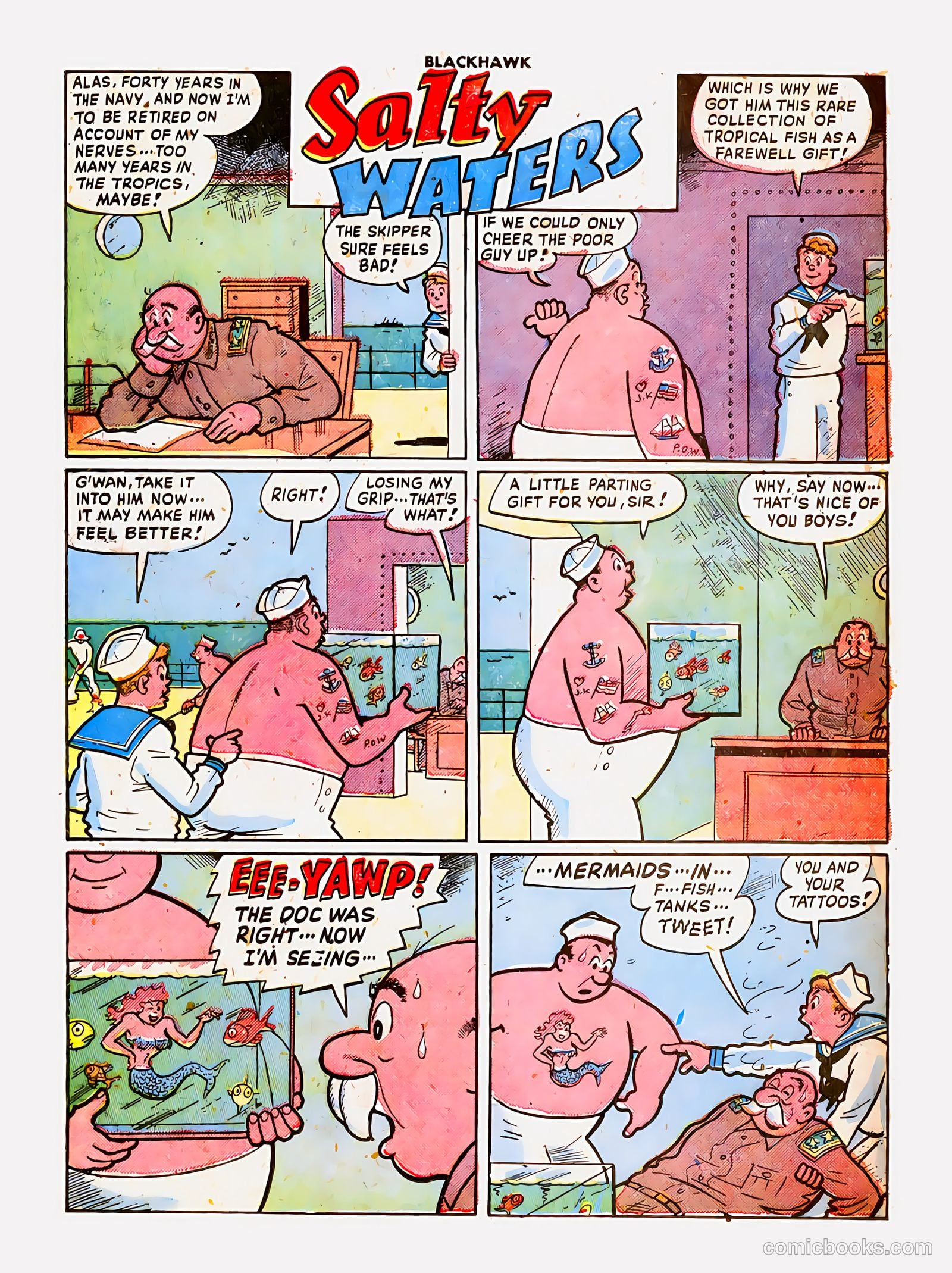 Blackhawk #24 (1949) — page 21 of 37