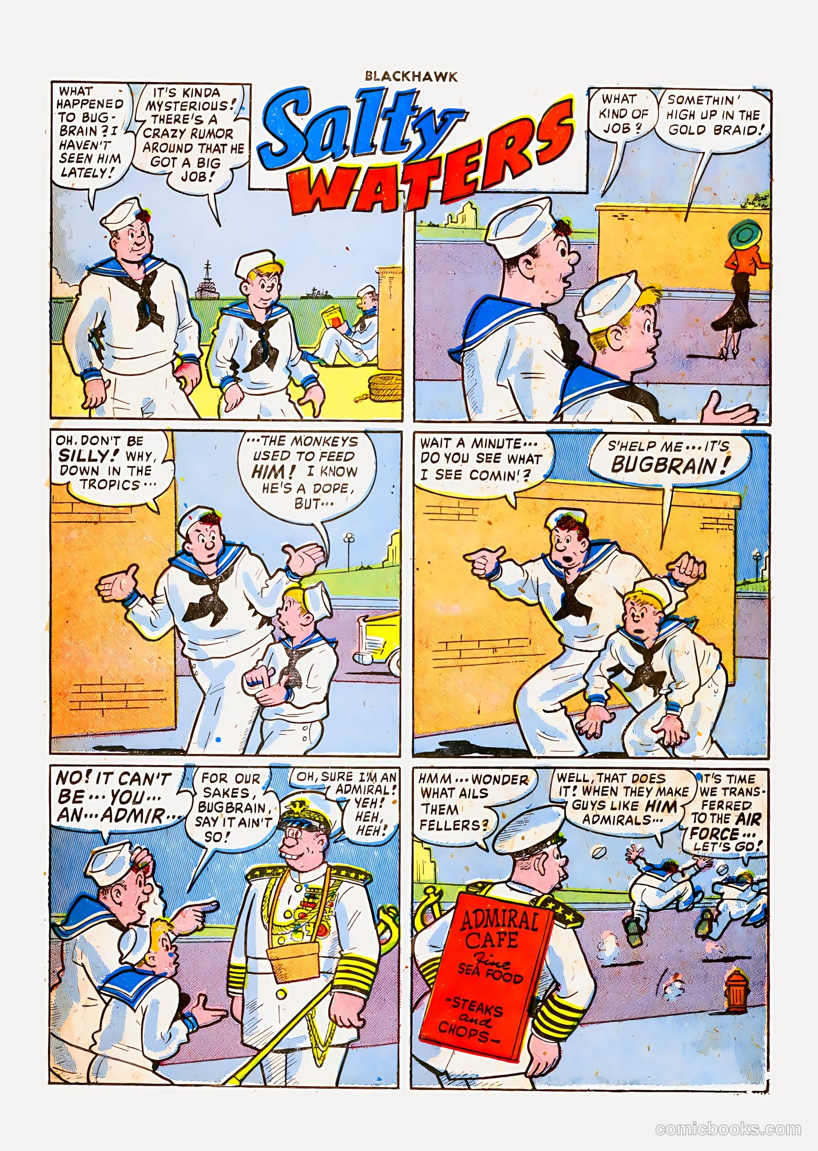 Blackhawk #24 (1949) — page 22 of 37