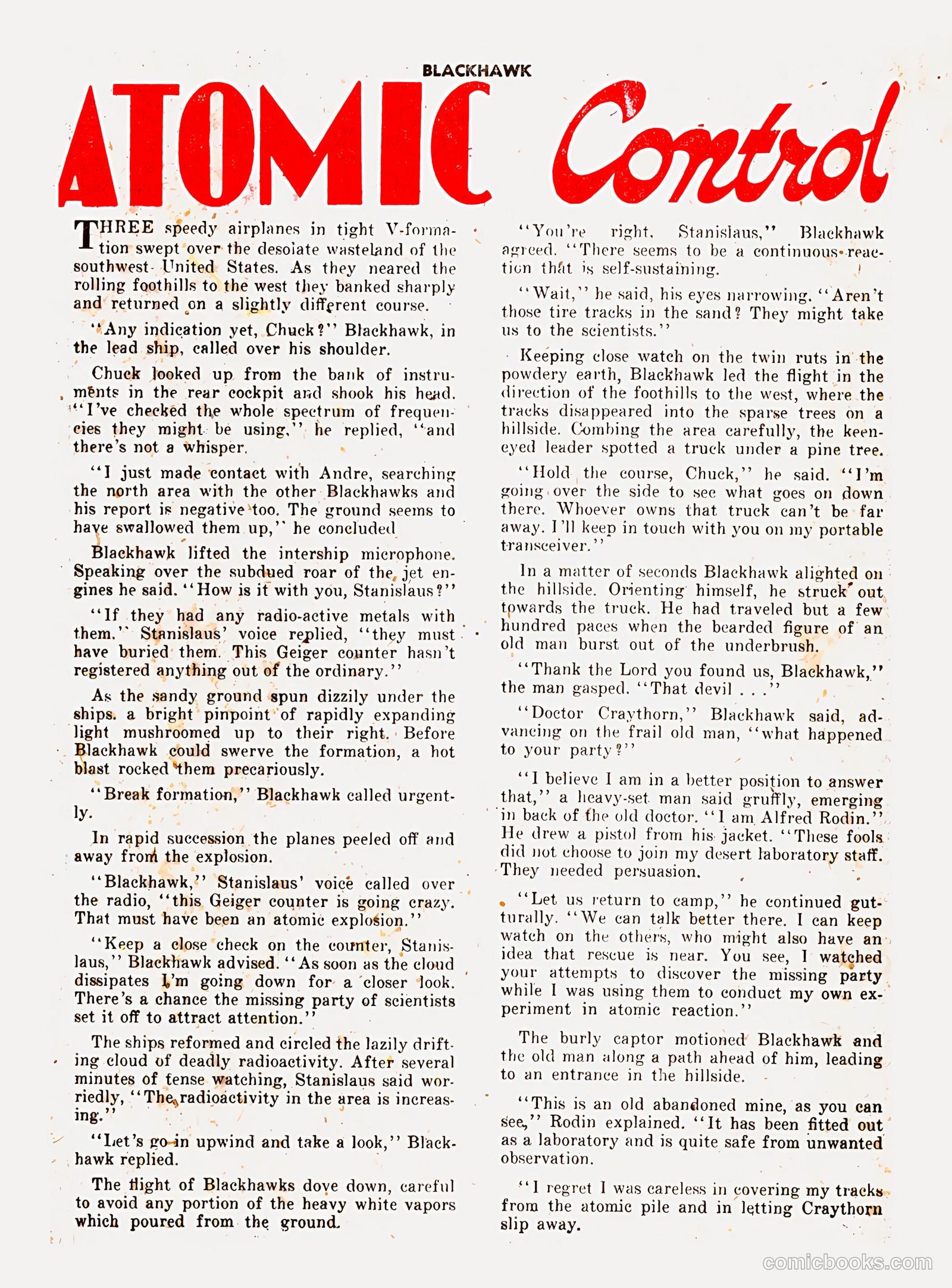 Blackhawk #24 (1949) — page 23 of 37