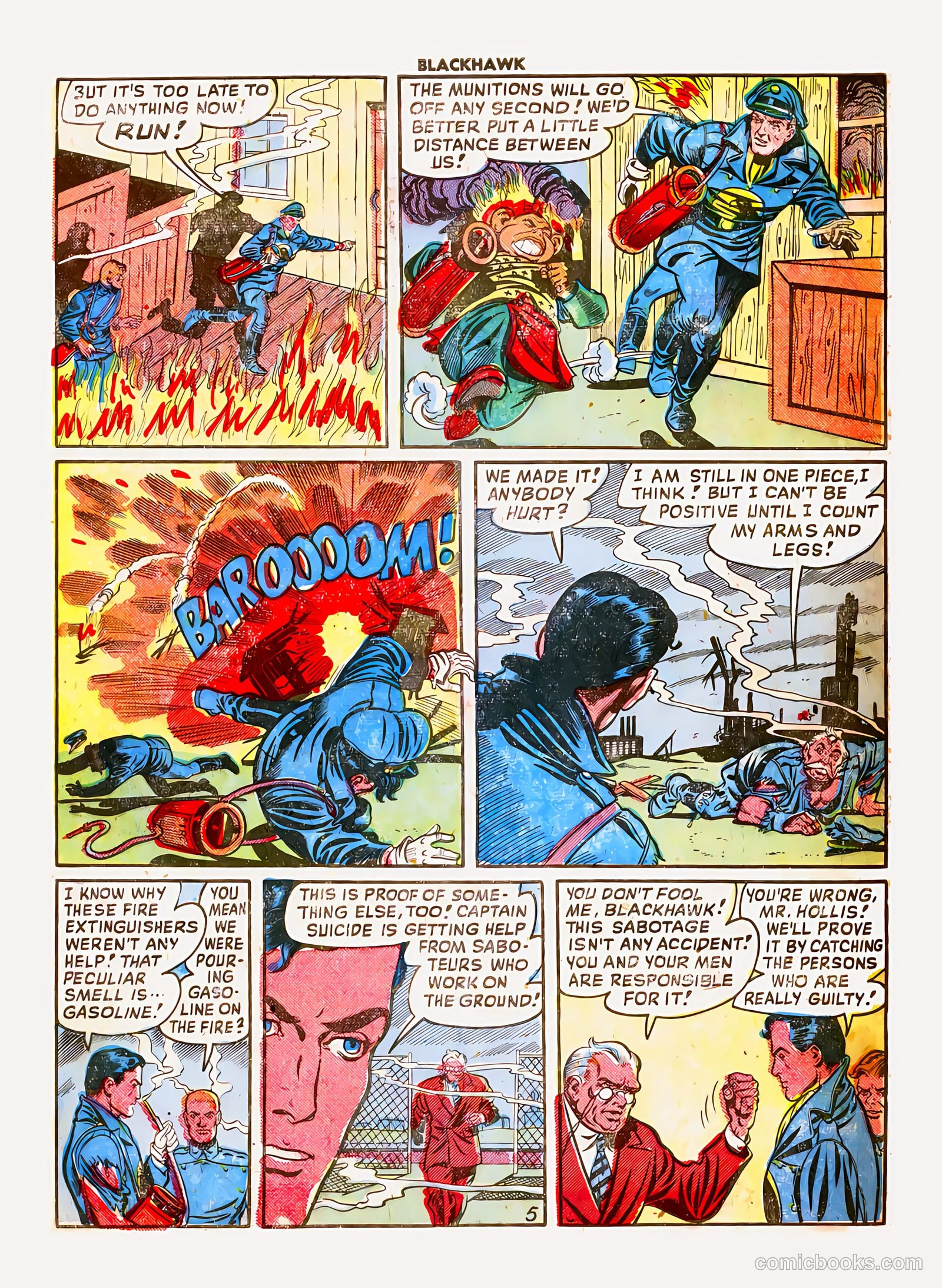 Blackhawk #24 (1949) — page 29 of 37