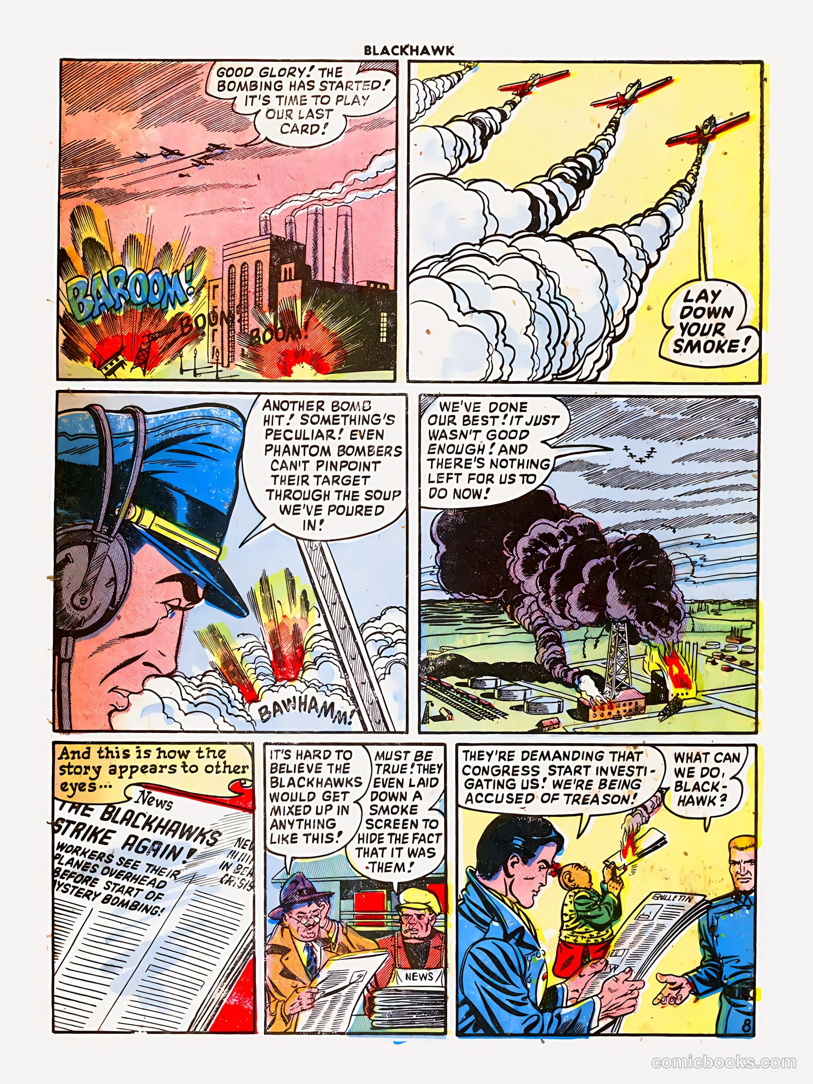 Blackhawk #24 (1949) — page 32 of 37