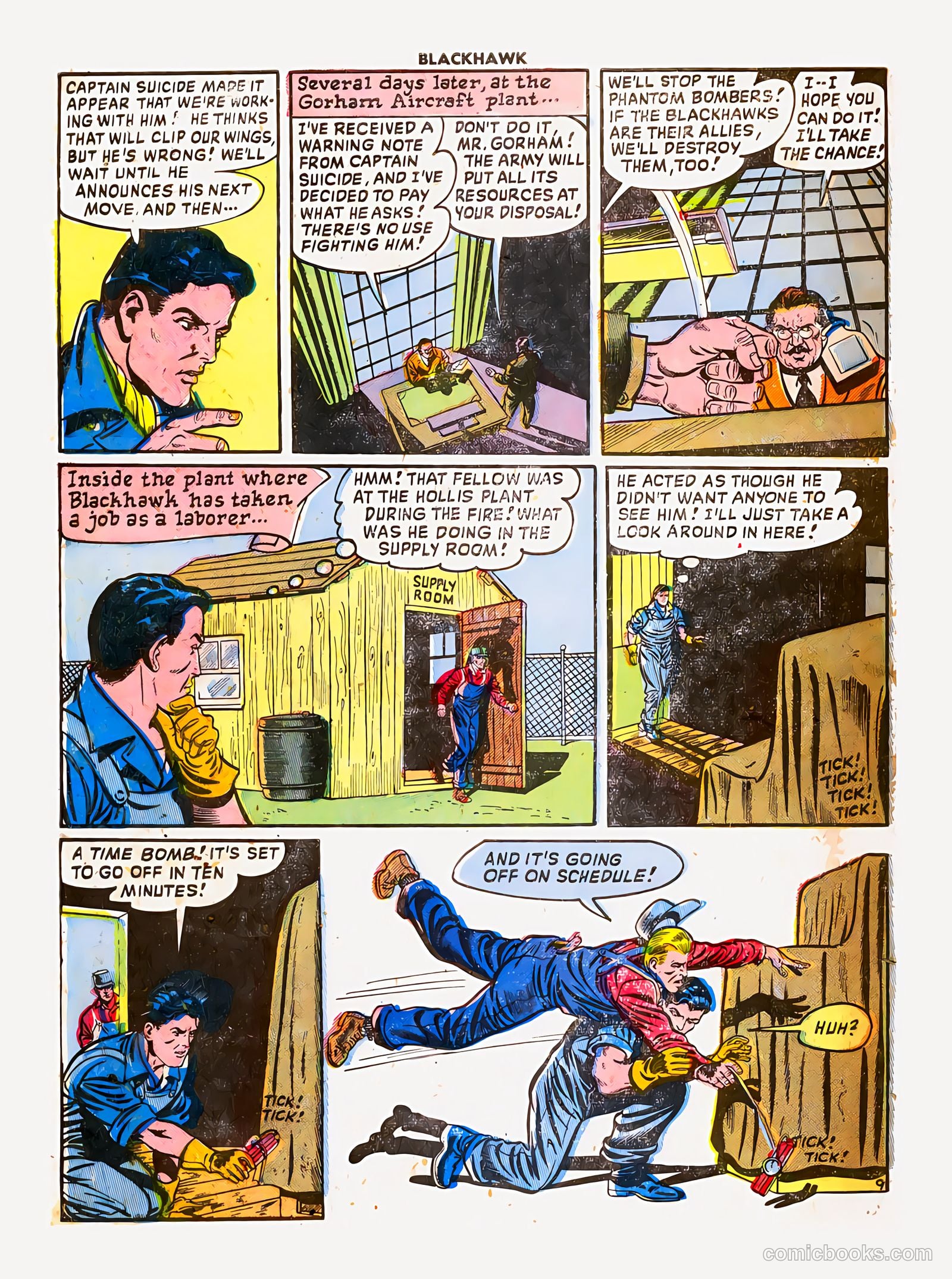 Blackhawk #24 (1949) — page 33 of 37