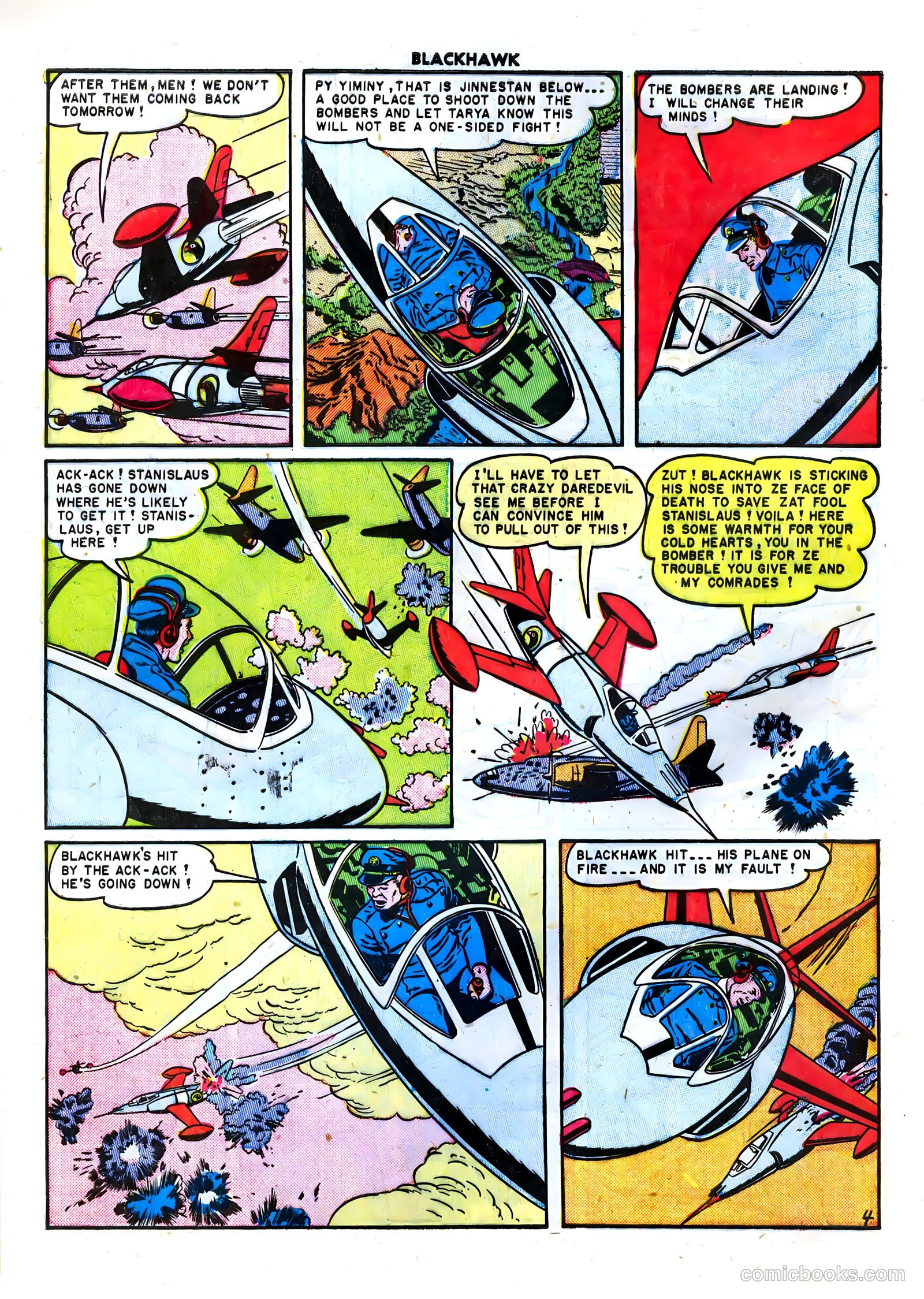 Blackhawk #36 (1951) — page 6 of 52