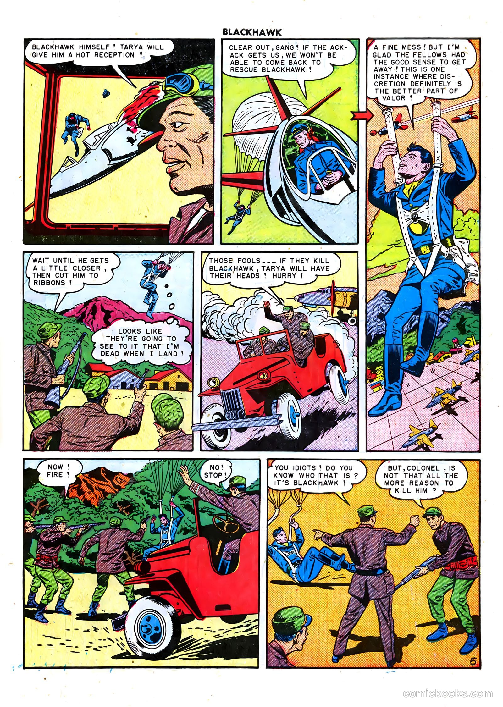 Blackhawk #36 (1951) — page 7 of 52