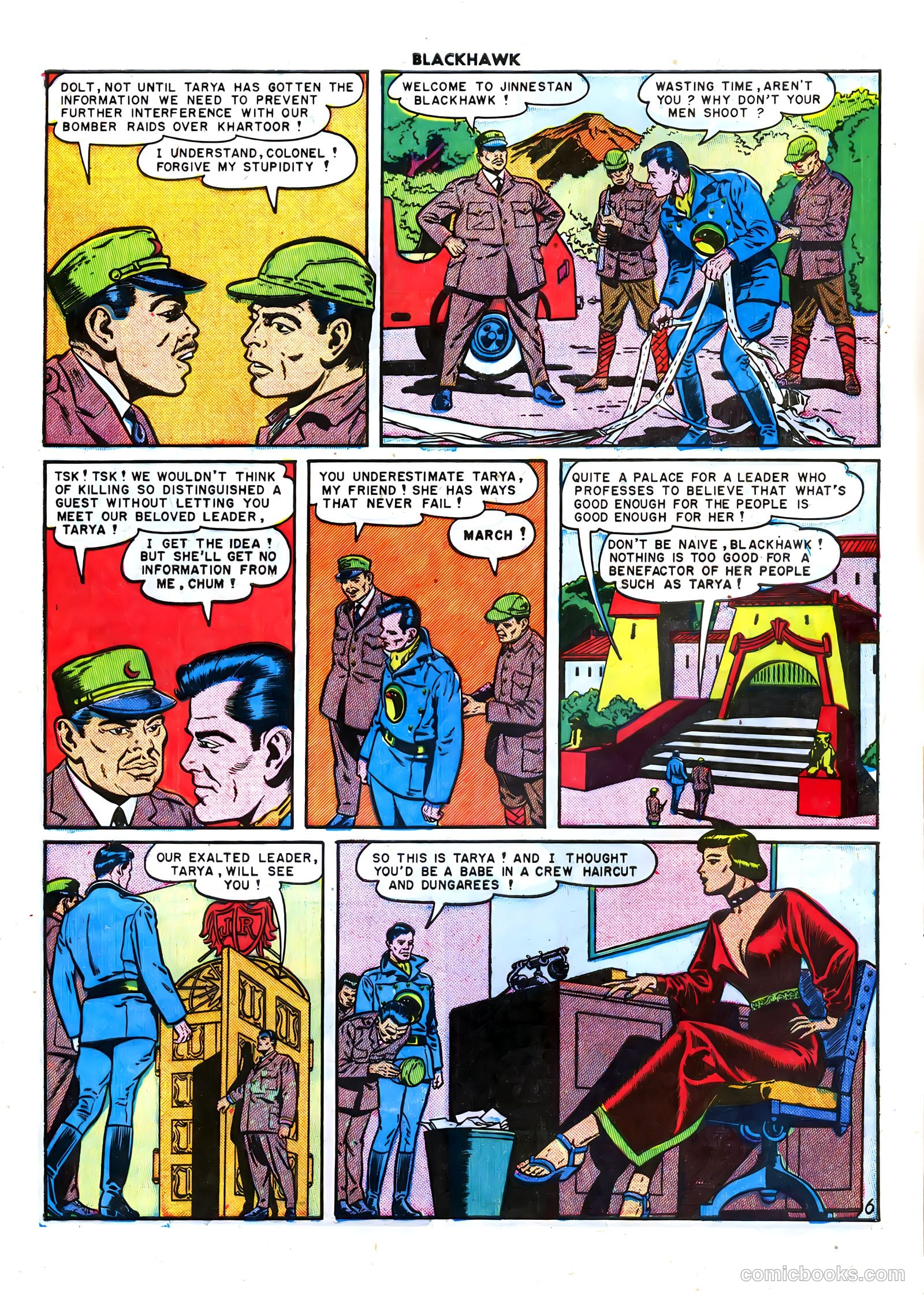 Blackhawk #36 (1951) — page 8 of 52
