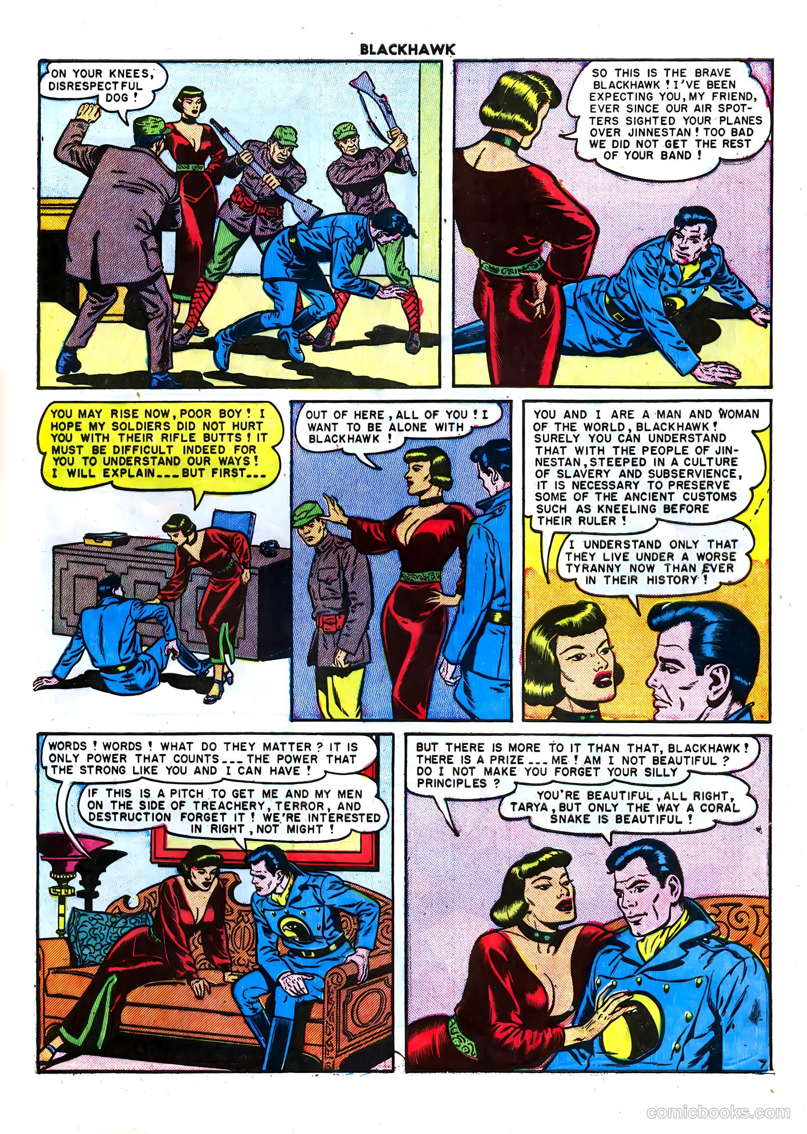 Blackhawk #36 (1951) — page 9 of 52