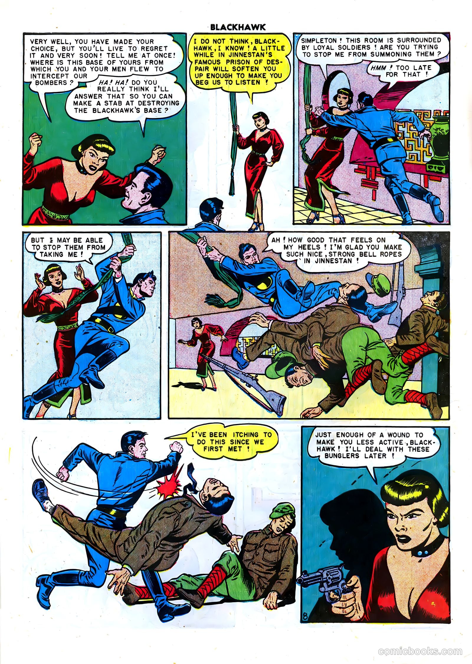 Blackhawk #36 (1951) — page 10 of 52