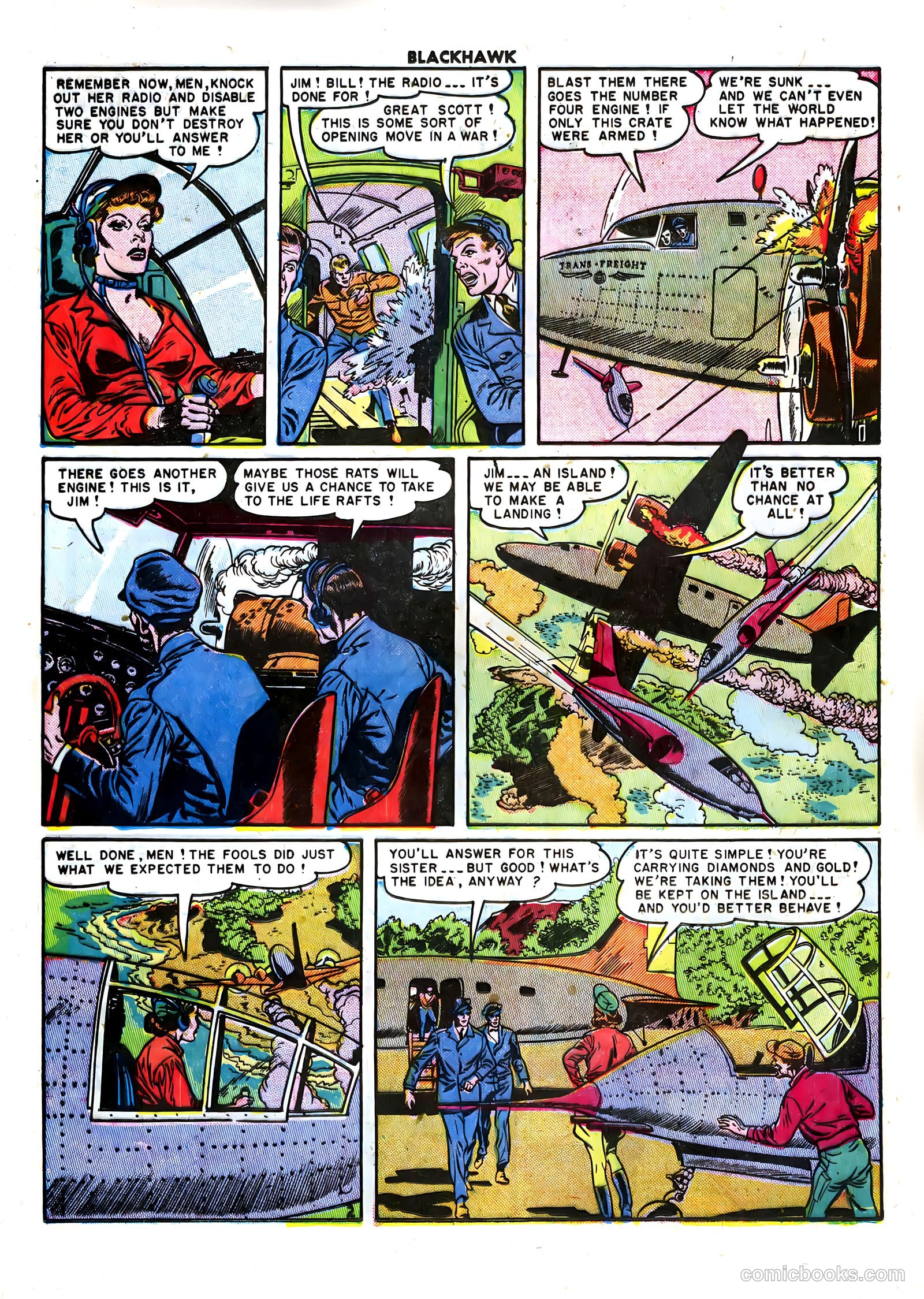 Blackhawk #36 (1951) — page 16 of 52