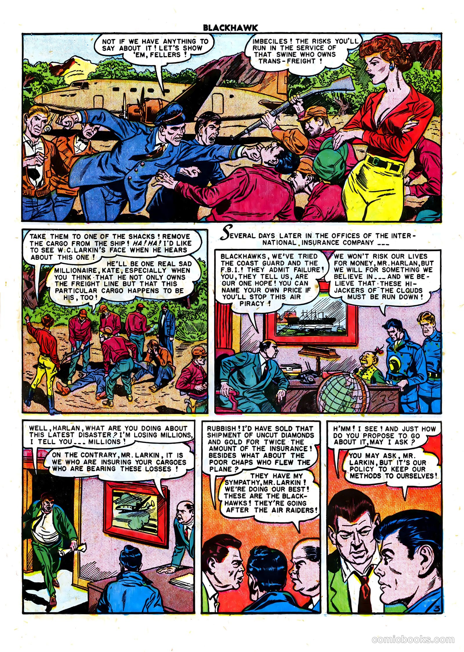 Blackhawk #36 (1951) — page 17 of 52