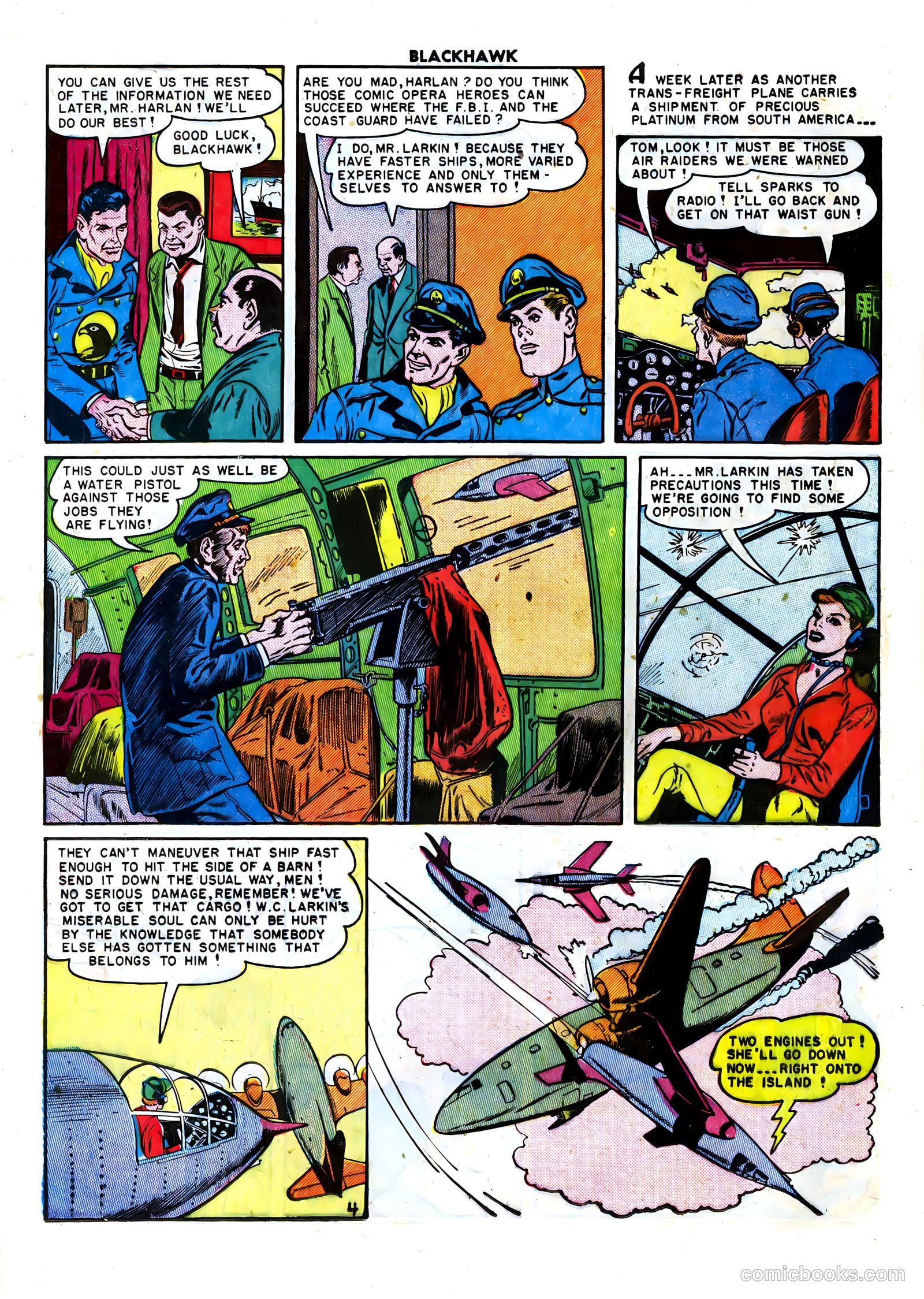 Blackhawk #36 (1951) — page 18 of 52