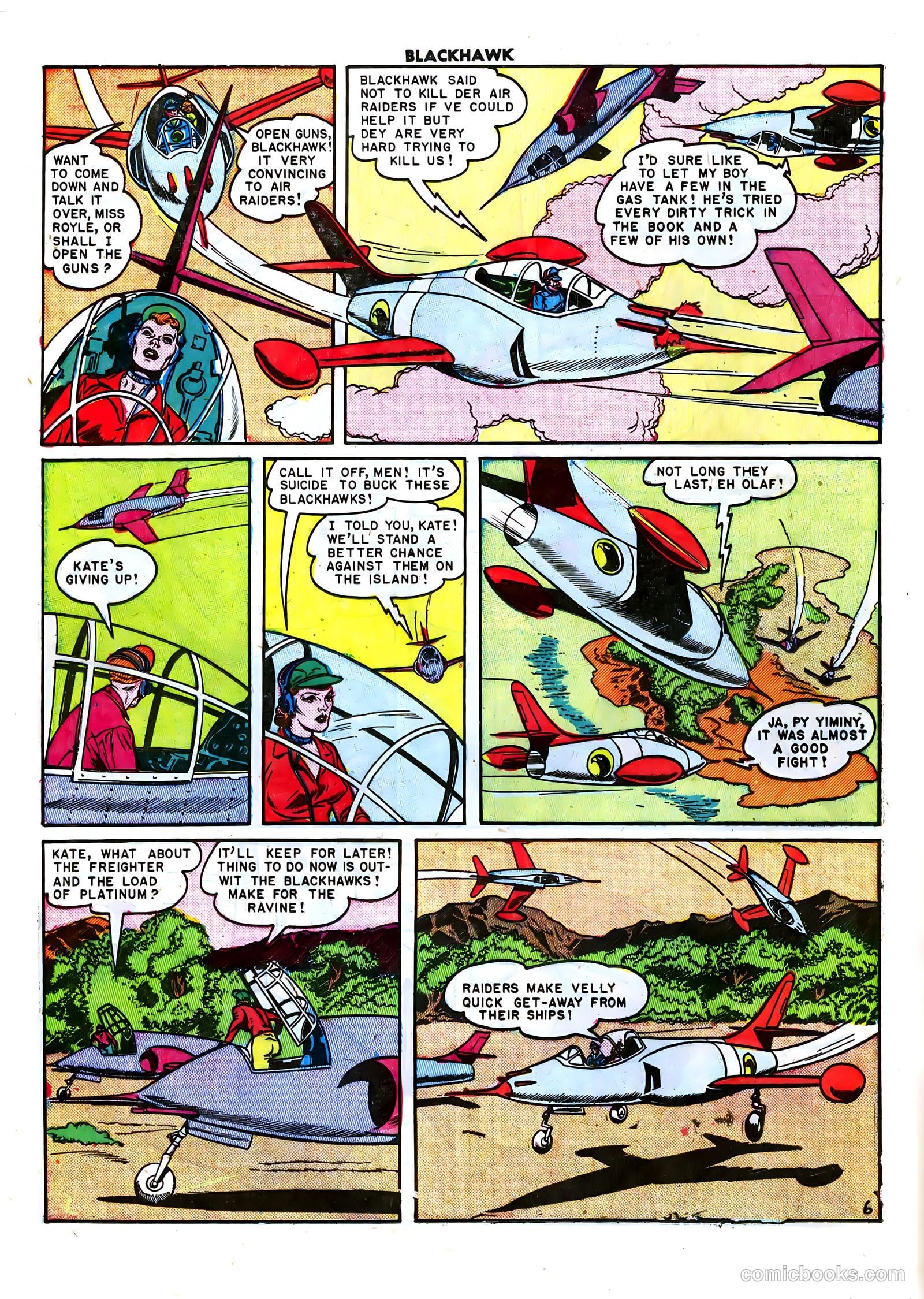 Blackhawk #36 (1951) — page 20 of 52