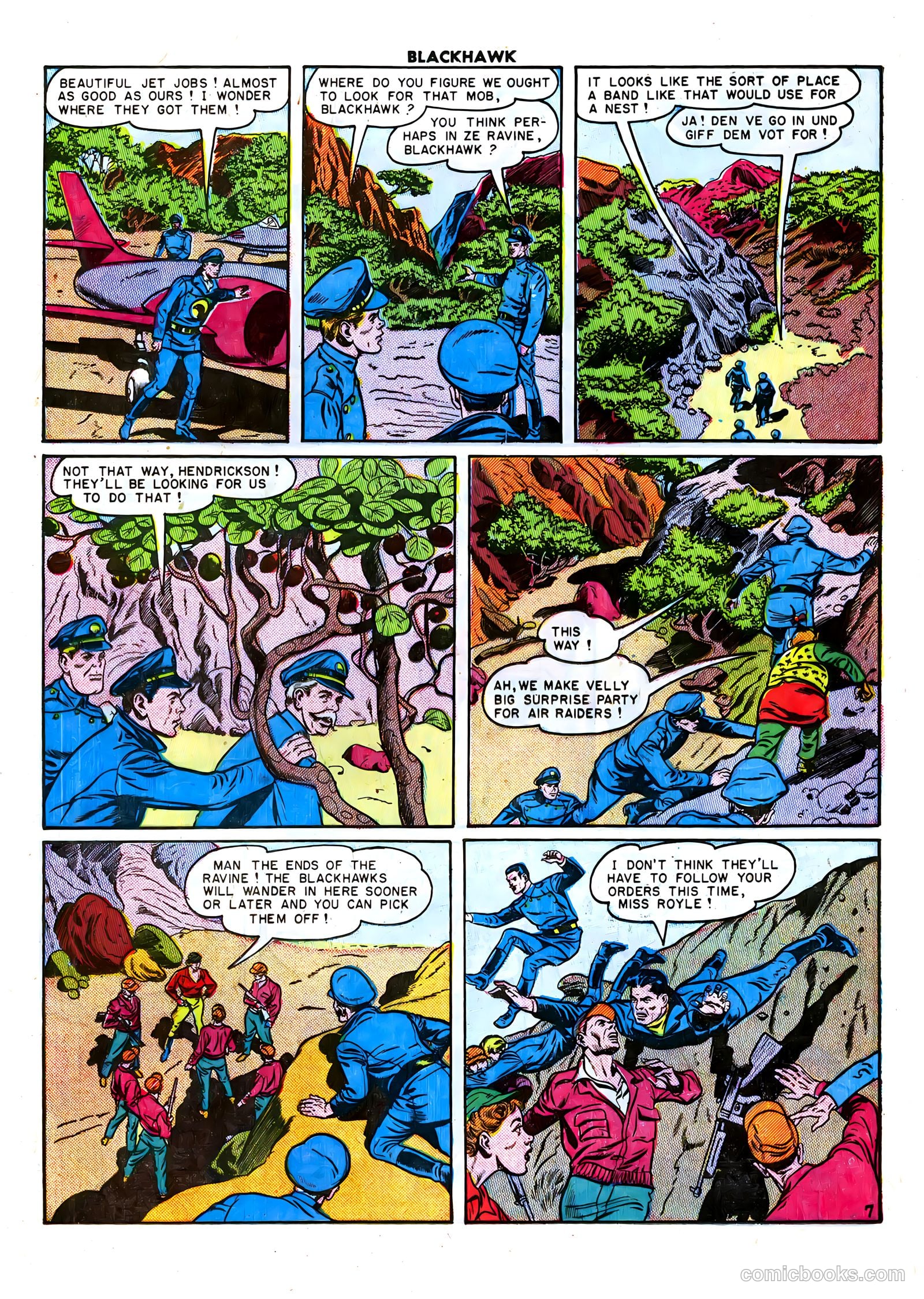 Blackhawk #36 (1951) — page 21 of 52
