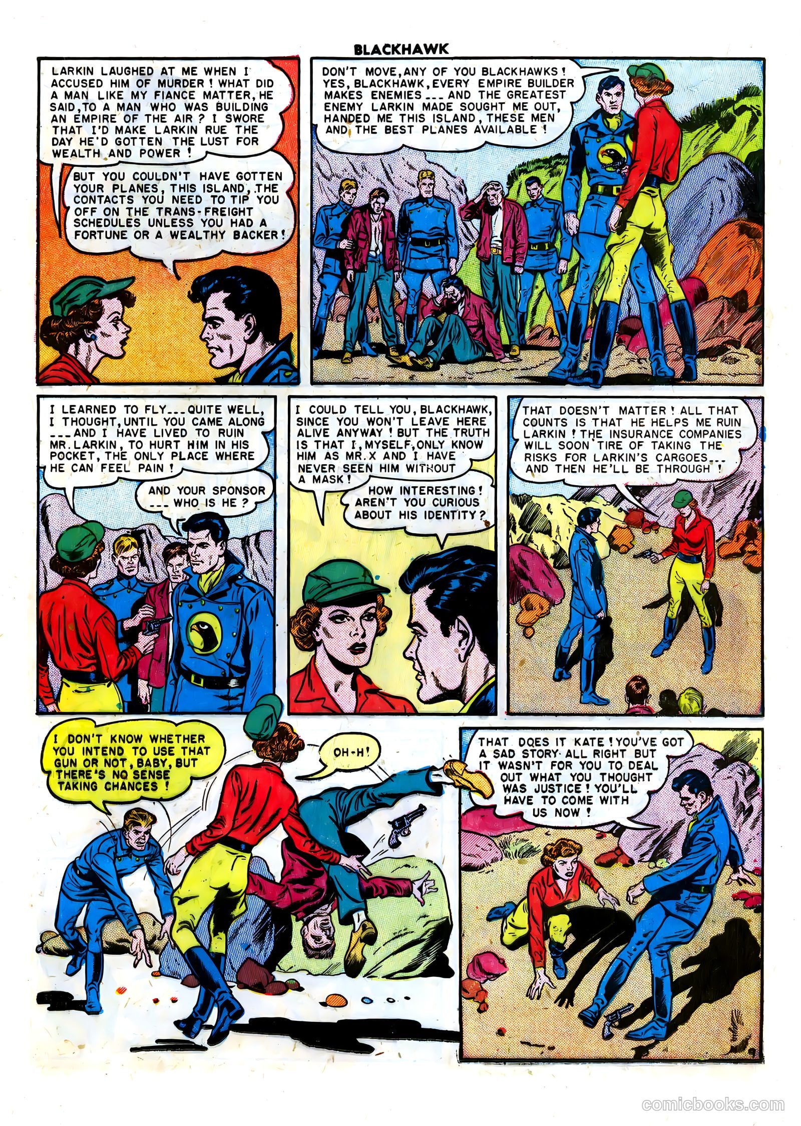 Blackhawk #36 (1951) — page 23 of 52