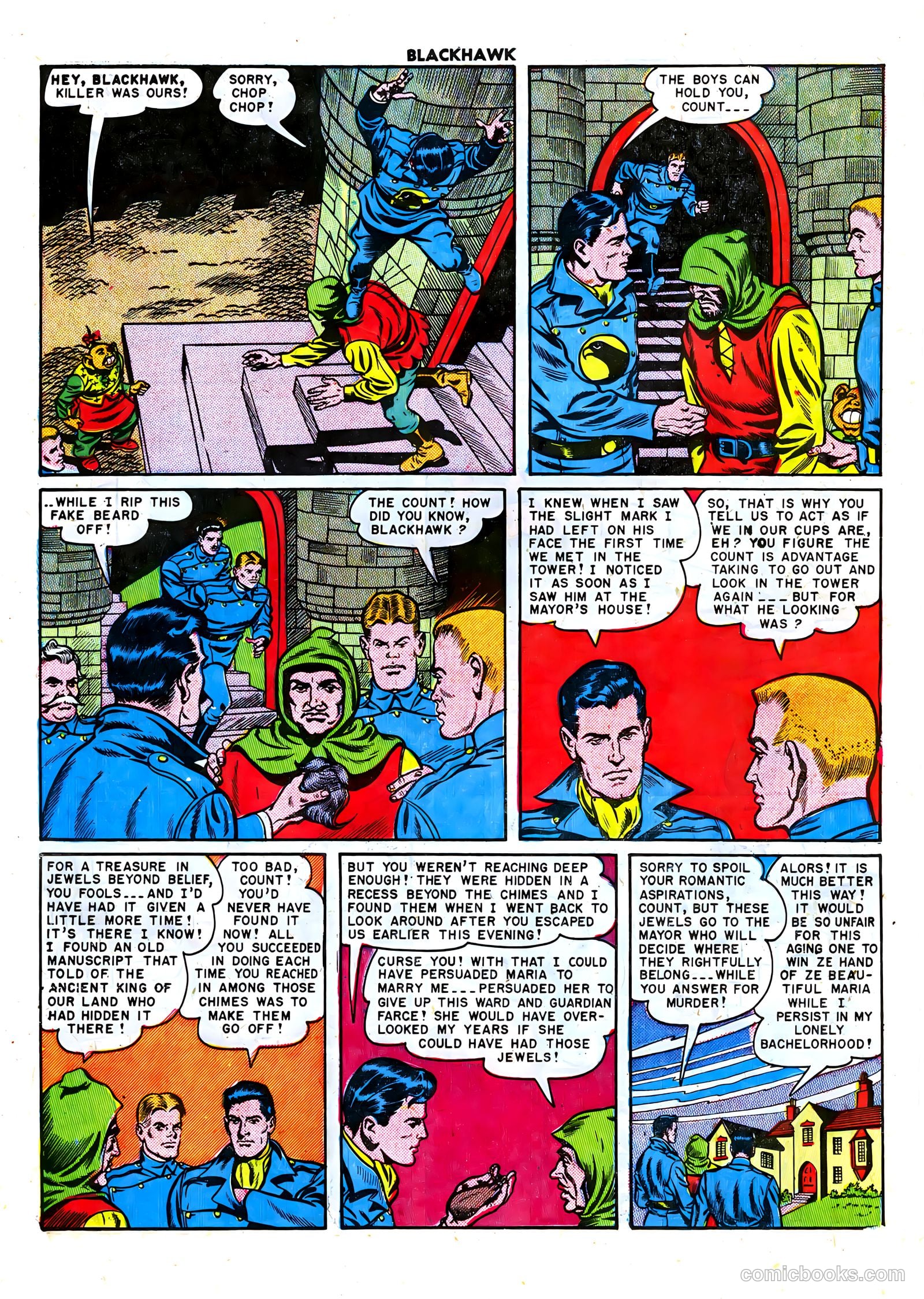 Blackhawk #36 (1951) — page 34 of 52