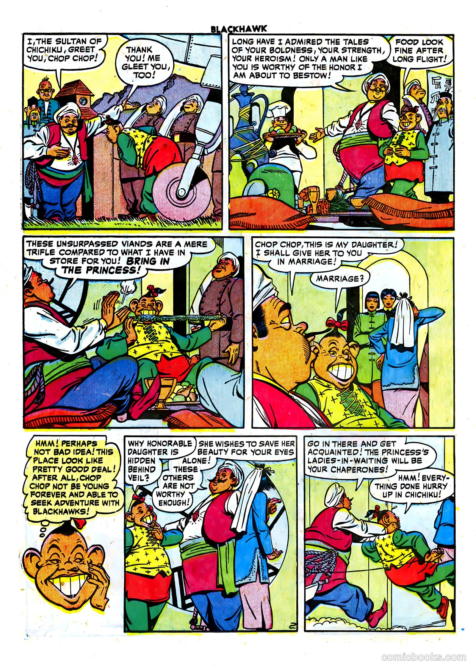 Blackhawk #36 (1951) — page 36 of 52