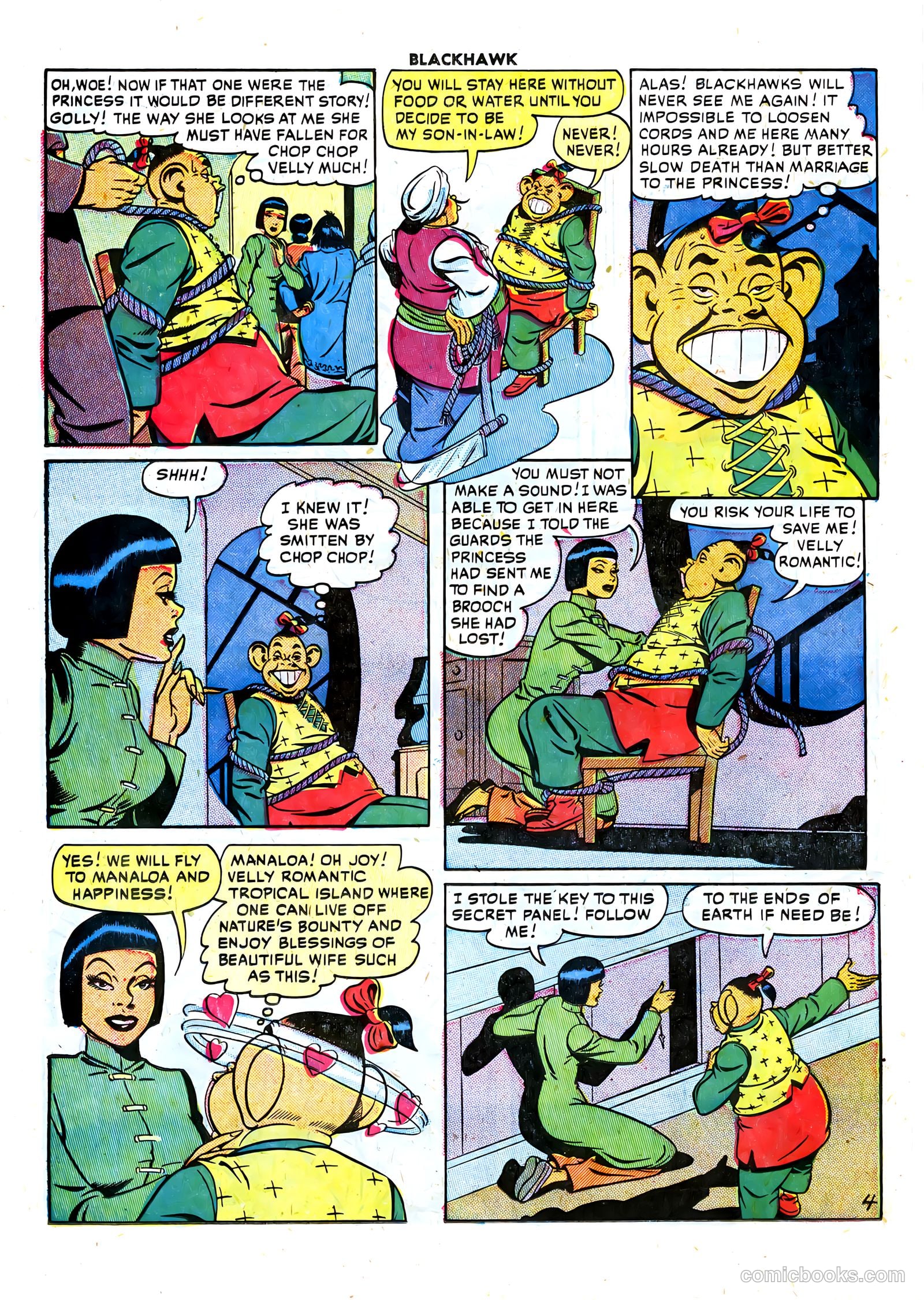 Blackhawk #36 (1951) — page 38 of 52