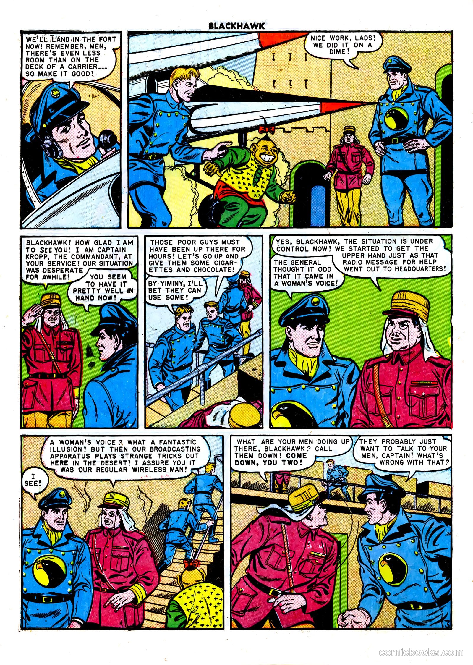 Blackhawk #36 (1951) — page 44 of 52