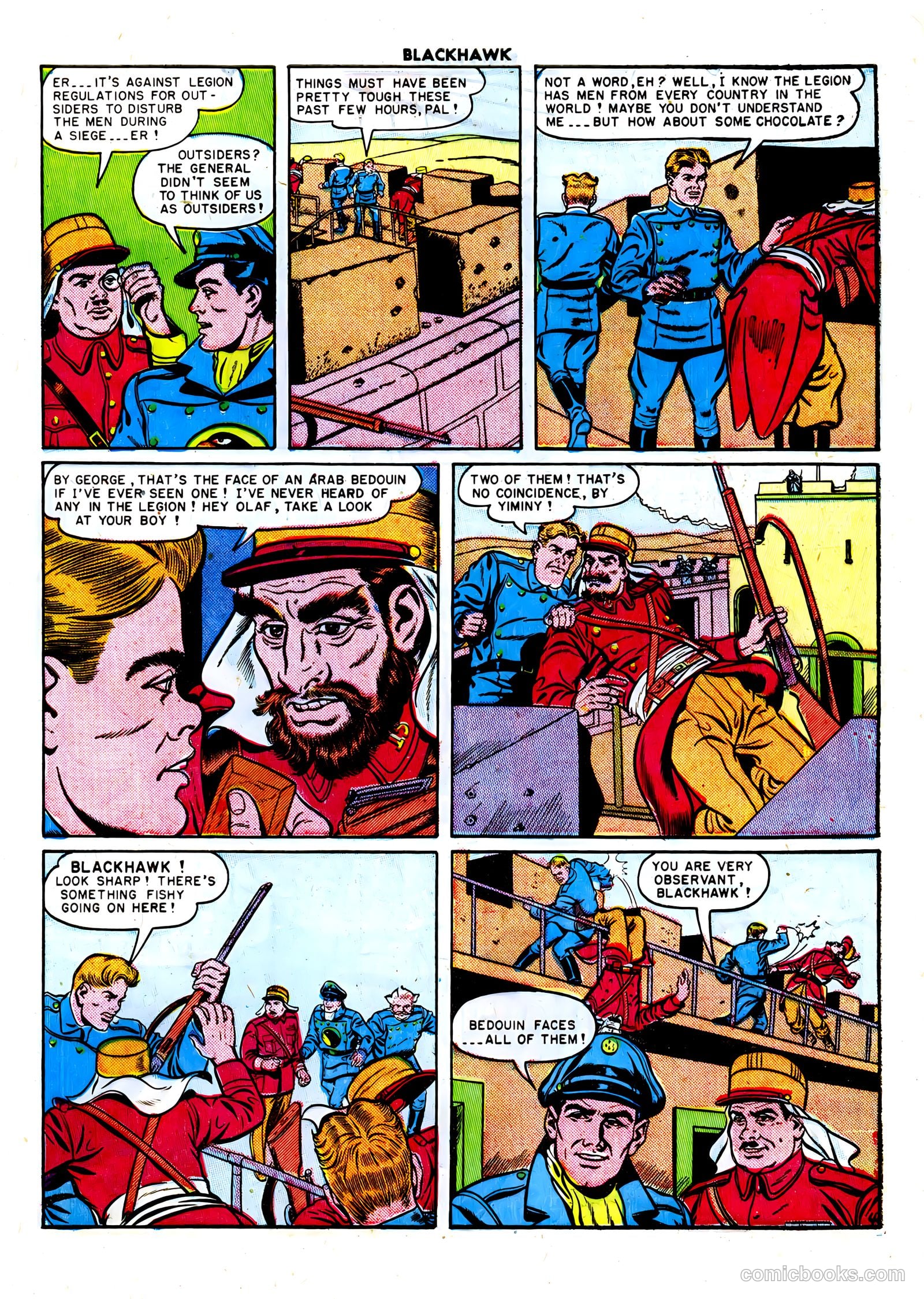 Blackhawk #36 (1951) — page 45 of 52