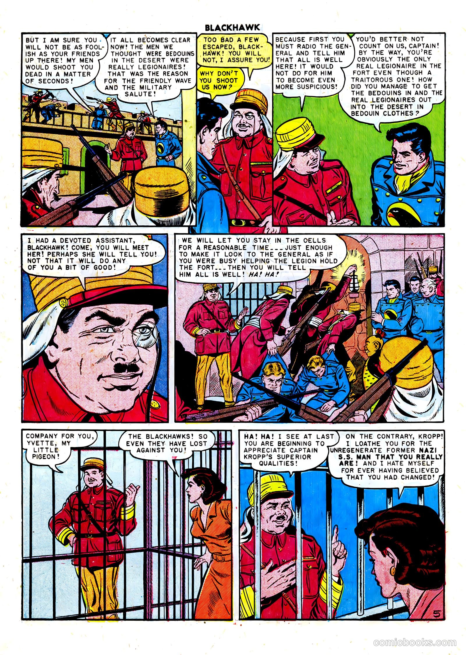 Blackhawk #36 (1951) — page 46 of 52