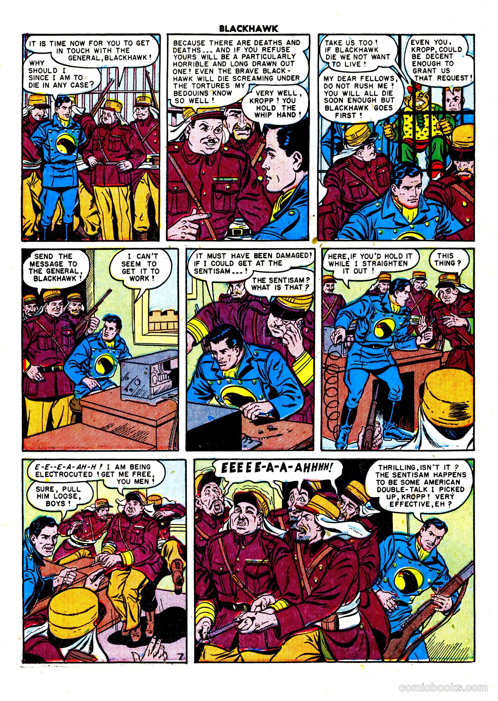 Blackhawk #36 (1951) — page 48 of 52