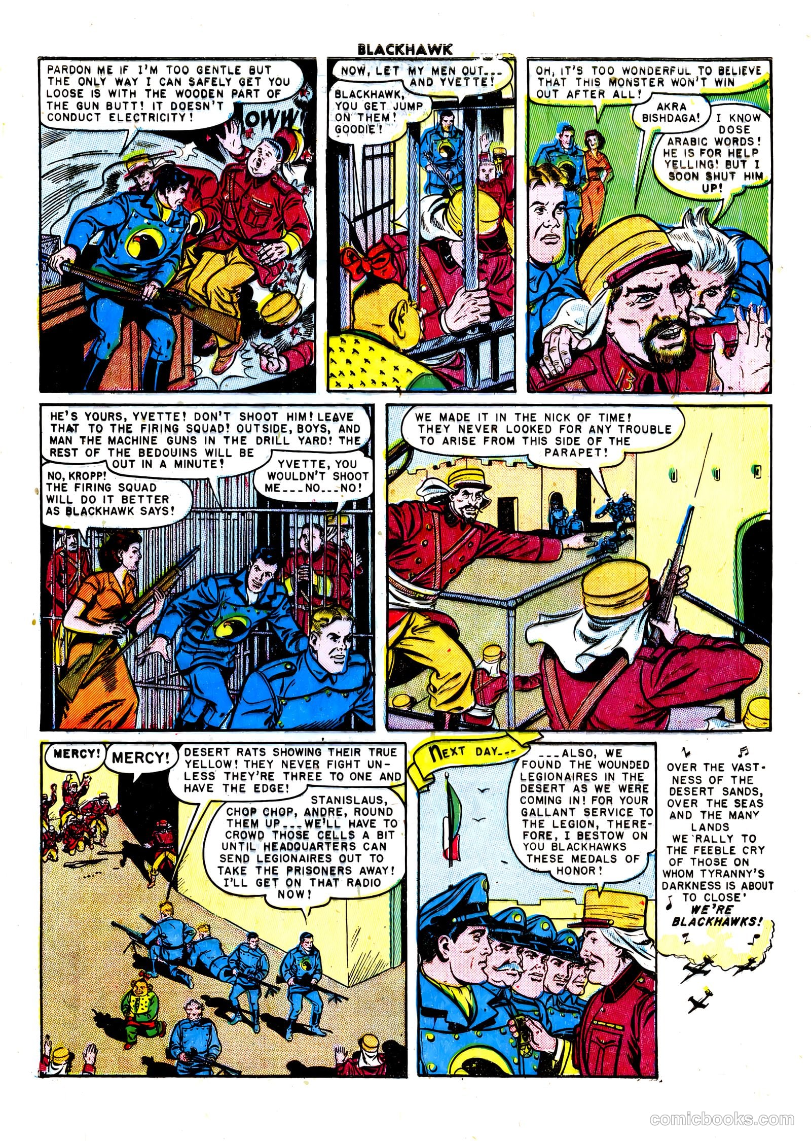 Blackhawk #36 (1951) — page 49 of 52