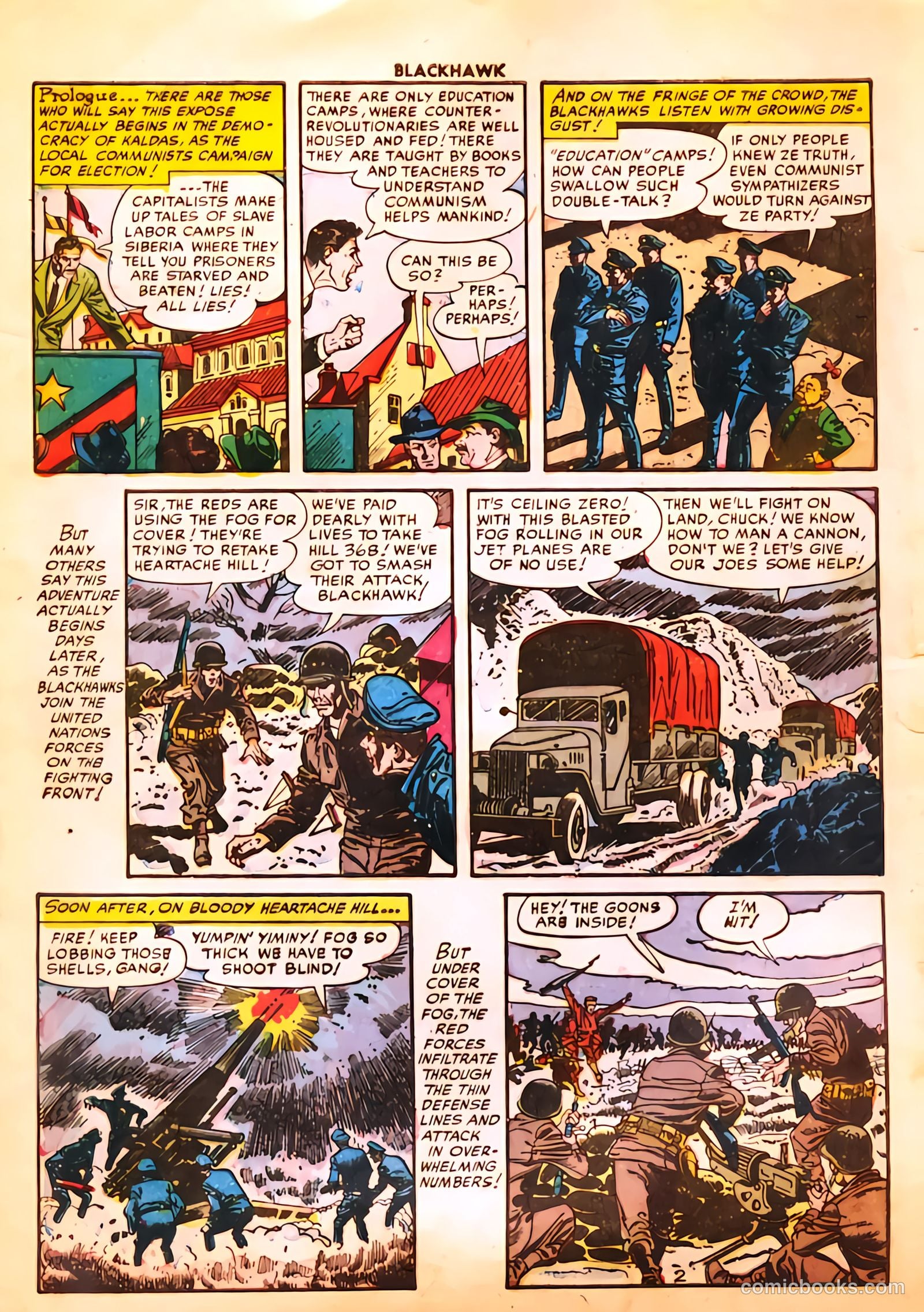 Blackhawk #57 (1952) — page 4 of 36