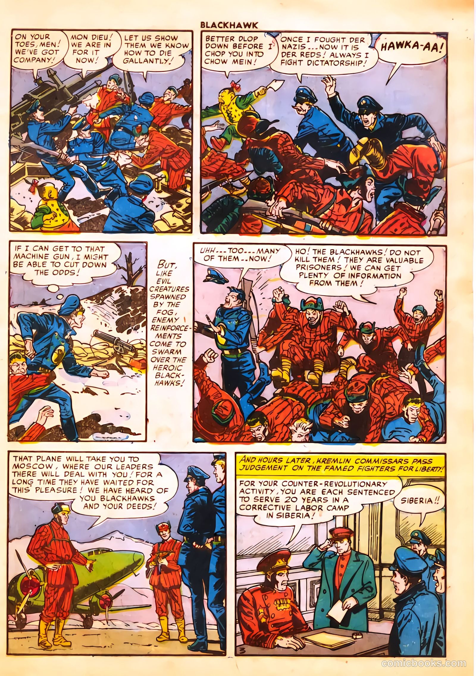 Blackhawk #57 (1952) — page 5 of 36