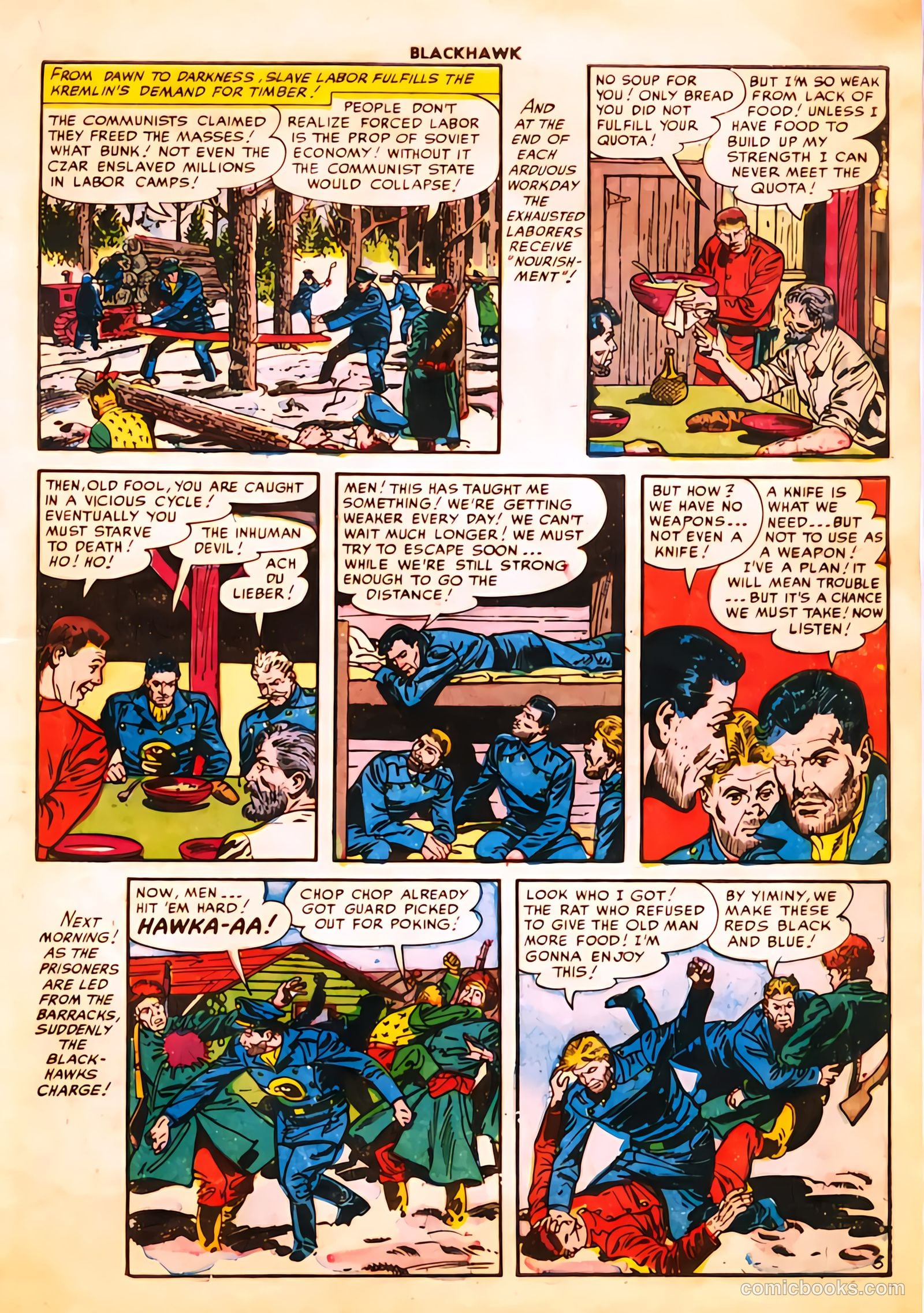 Blackhawk #57 (1952) — page 7 of 36