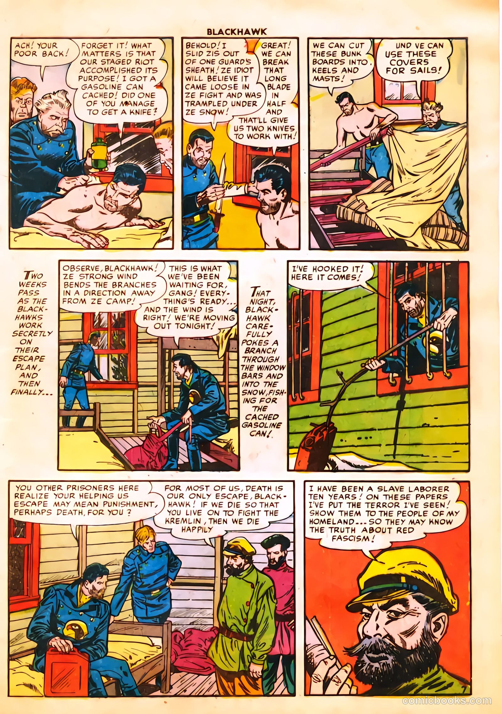 Blackhawk #57 (1952) — page 9 of 36