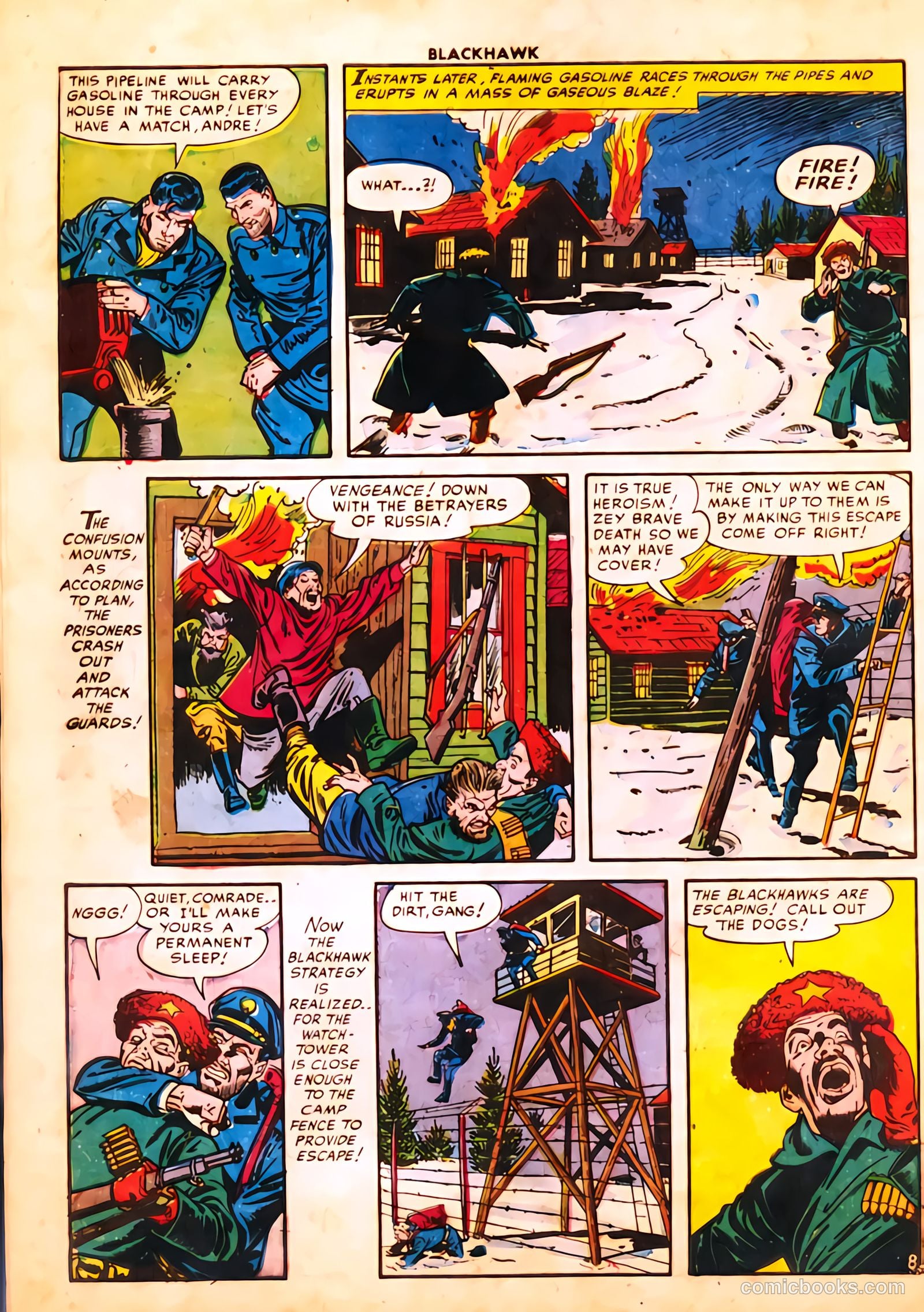 Blackhawk #57 (1952) — page 10 of 36