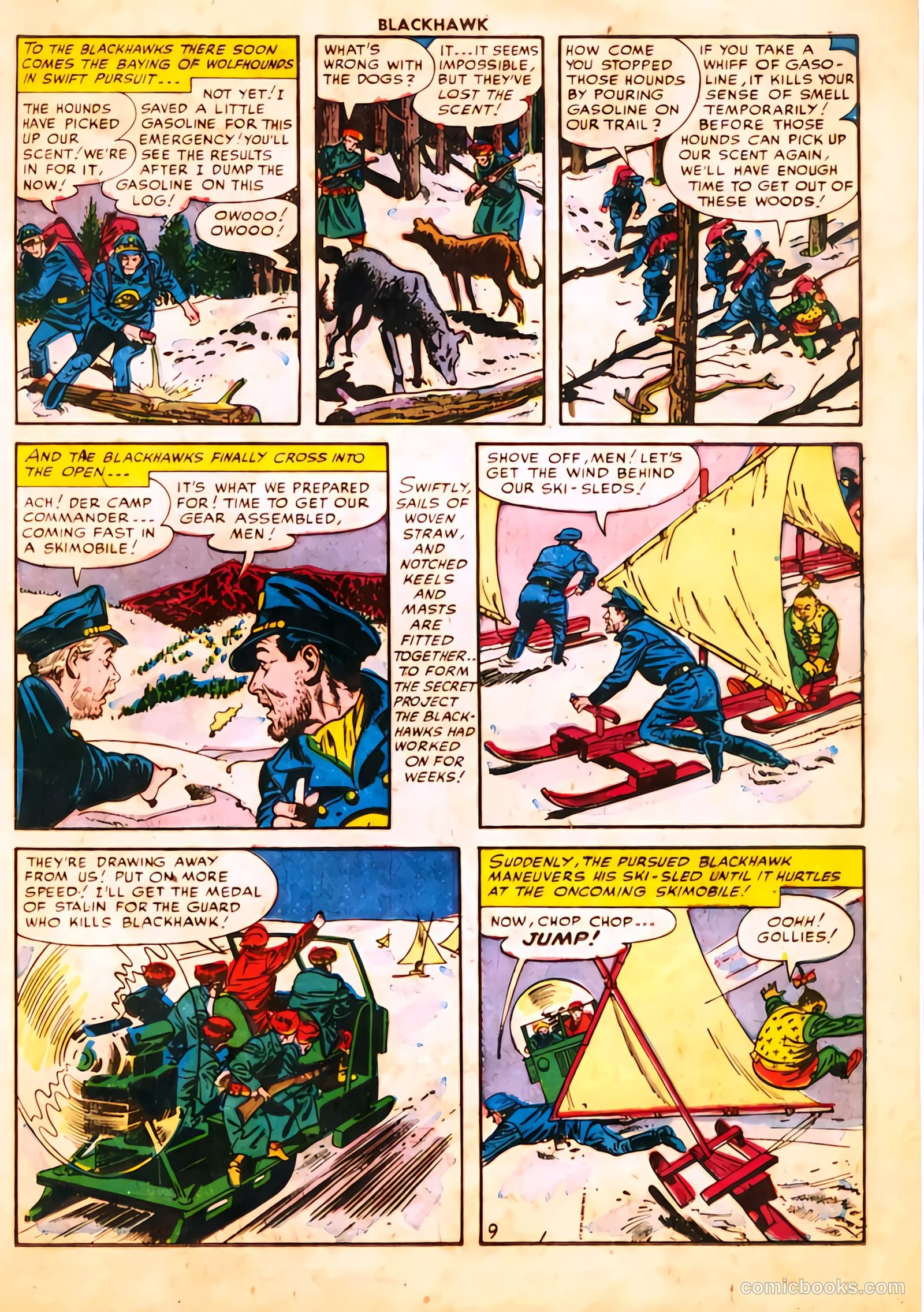 Blackhawk #57 (1952) — page 11 of 36